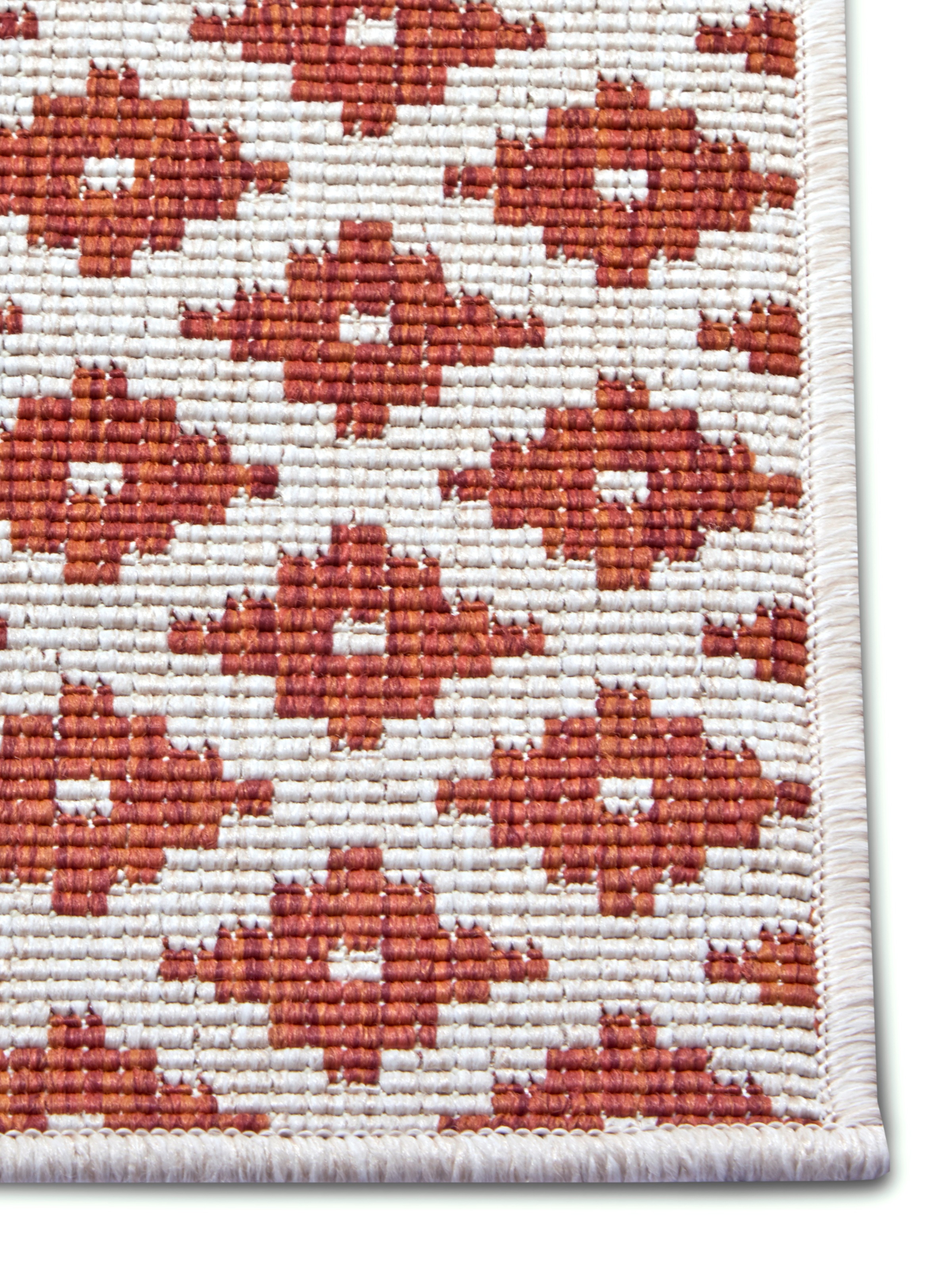 NORTHRUGS Teppich »Nizza Wendeteppich«, rechteckig, 5 mm Höhe, In-& Outdoor, Wetterfest, Balkon, Läufer, Wohnzimmer, Wasserfest