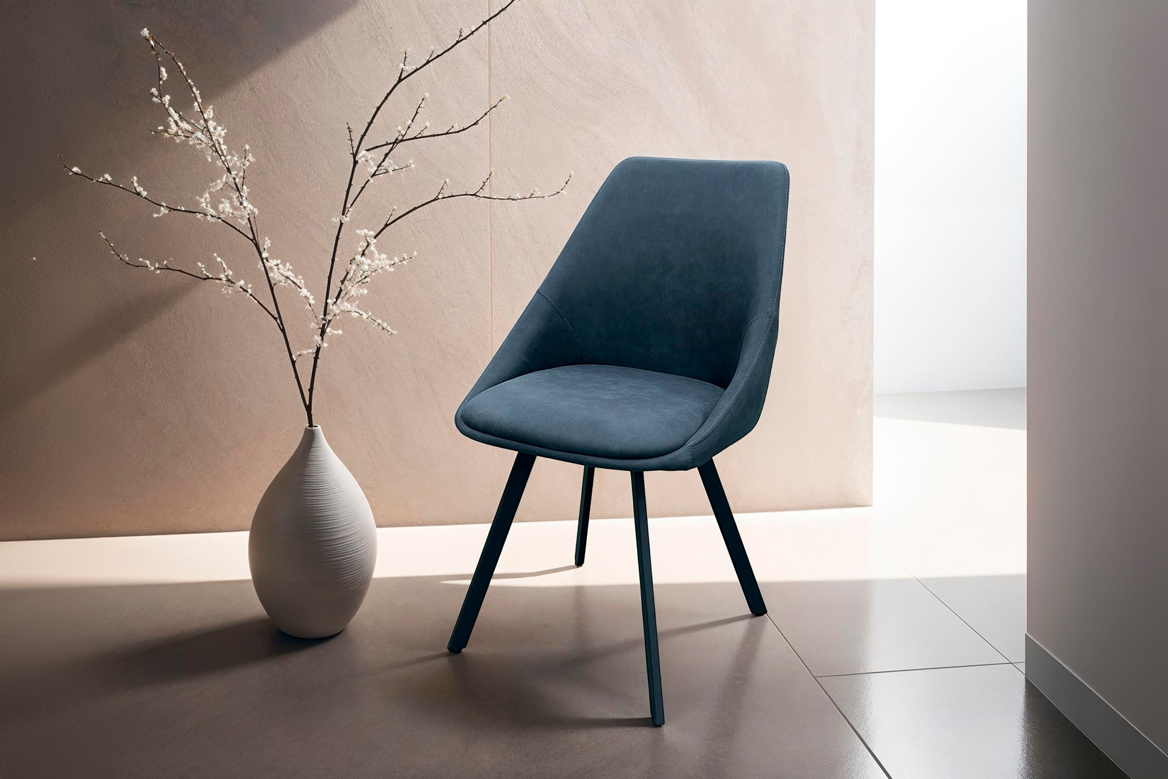 byLIVING Esszimmerstuhl »Jasper (2er-Set)«, (Set), Sitzschale 360°drehbar, günstig online kaufen