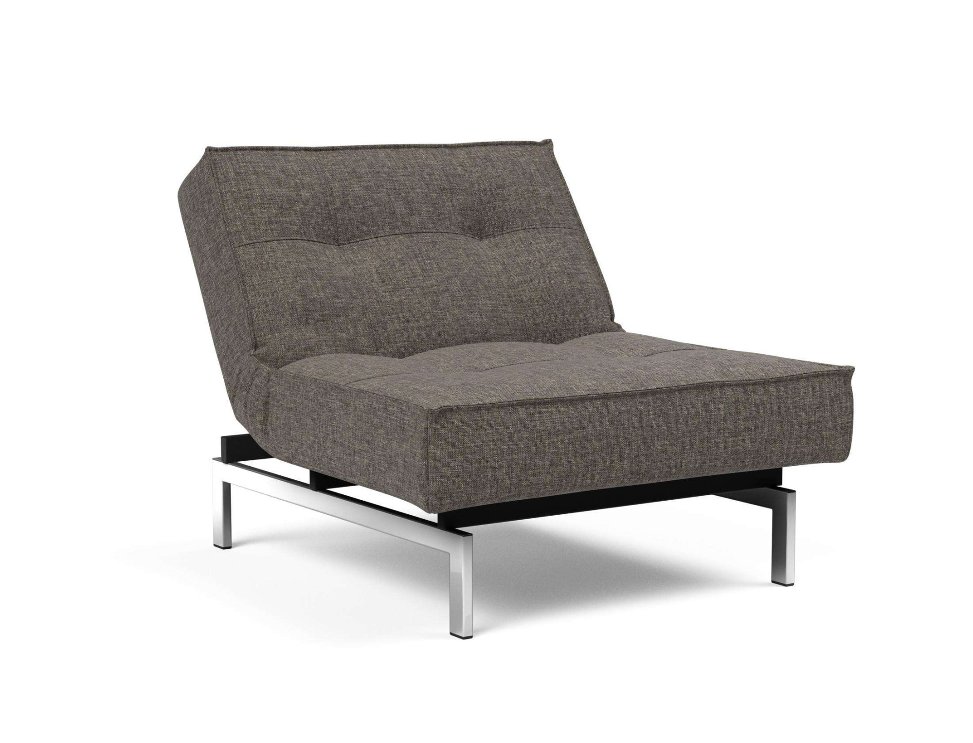 INNOVATION LIVING ™ Sessel »Splitback«, mit chromglänzenden Beinen, in skandinavischen Design