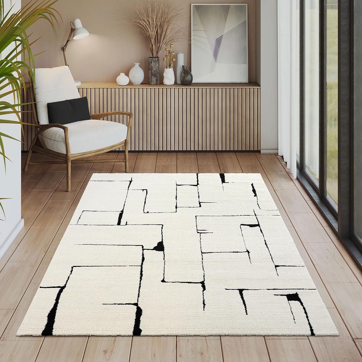 the carpet Teppich »Everest«, rechteckig, 14 mm Höhe, moderner Wohnzimmer T günstig online kaufen