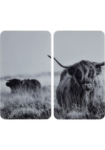 WENKO Herd-Abdeckplatte »Highland Cattle«, (Set, 2 tlg.), für alle Herdarten kaufen
