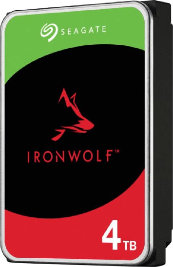 Seagate interne HDD-Festplatte »IronWolf 4TB«, 3,5 Zoll, Anschluss SATA III