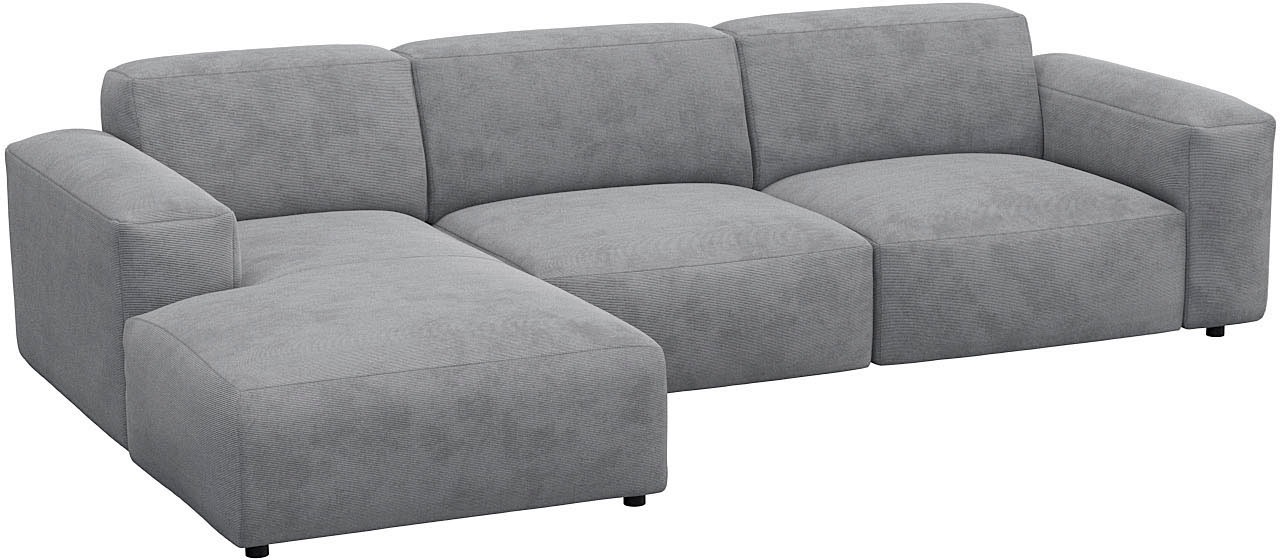FLEXLUX Ecksofa »Lucera bequem und komfortabel durch hochwertigen Sitzaufba günstig online kaufen