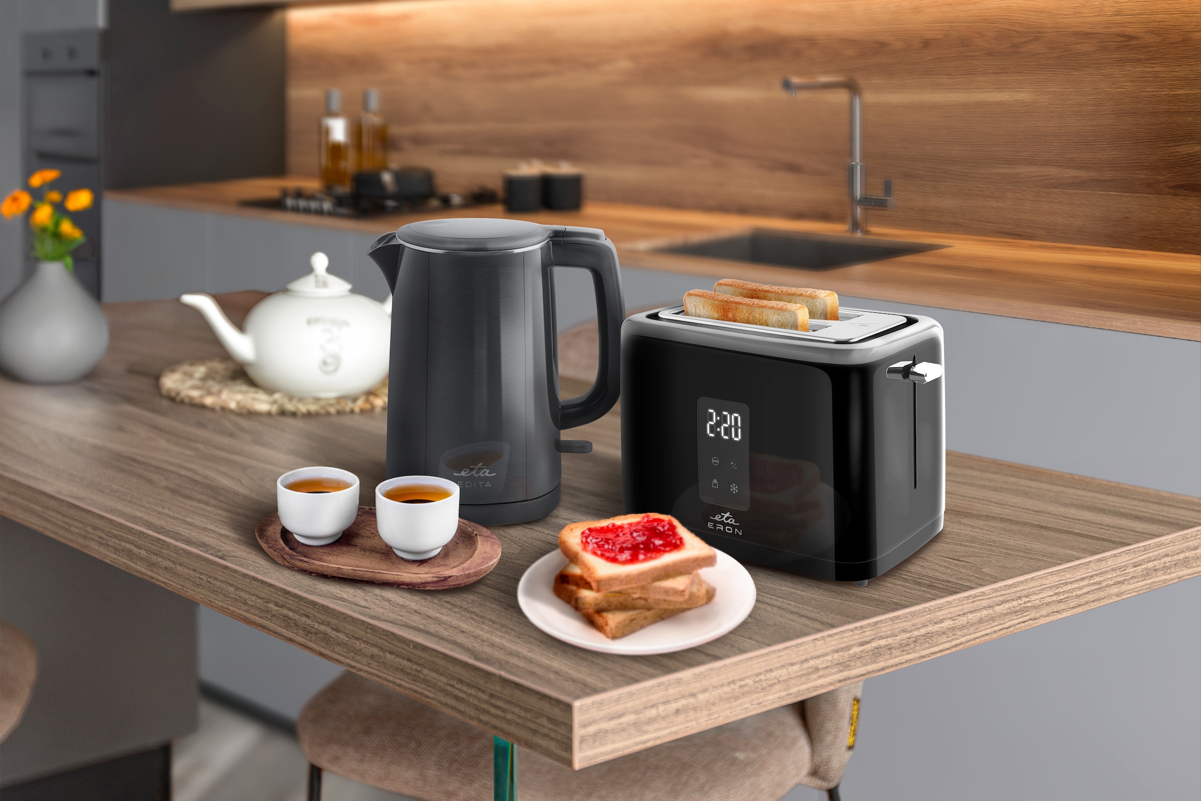 eta Wasserkocher »EDITA ETA859590020«, 1,5 l, 2200 W