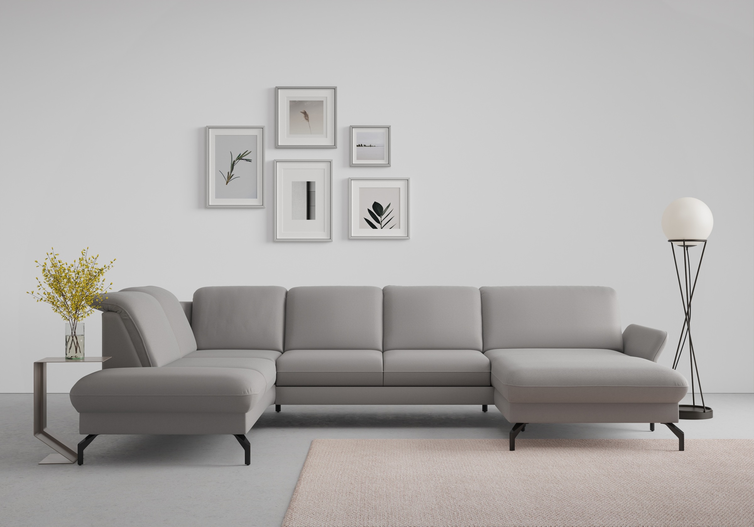 sit&more Wohnlandschaft »Fashion U-Form« wahlweise mit Kopfteilverstellung, günstig online kaufen