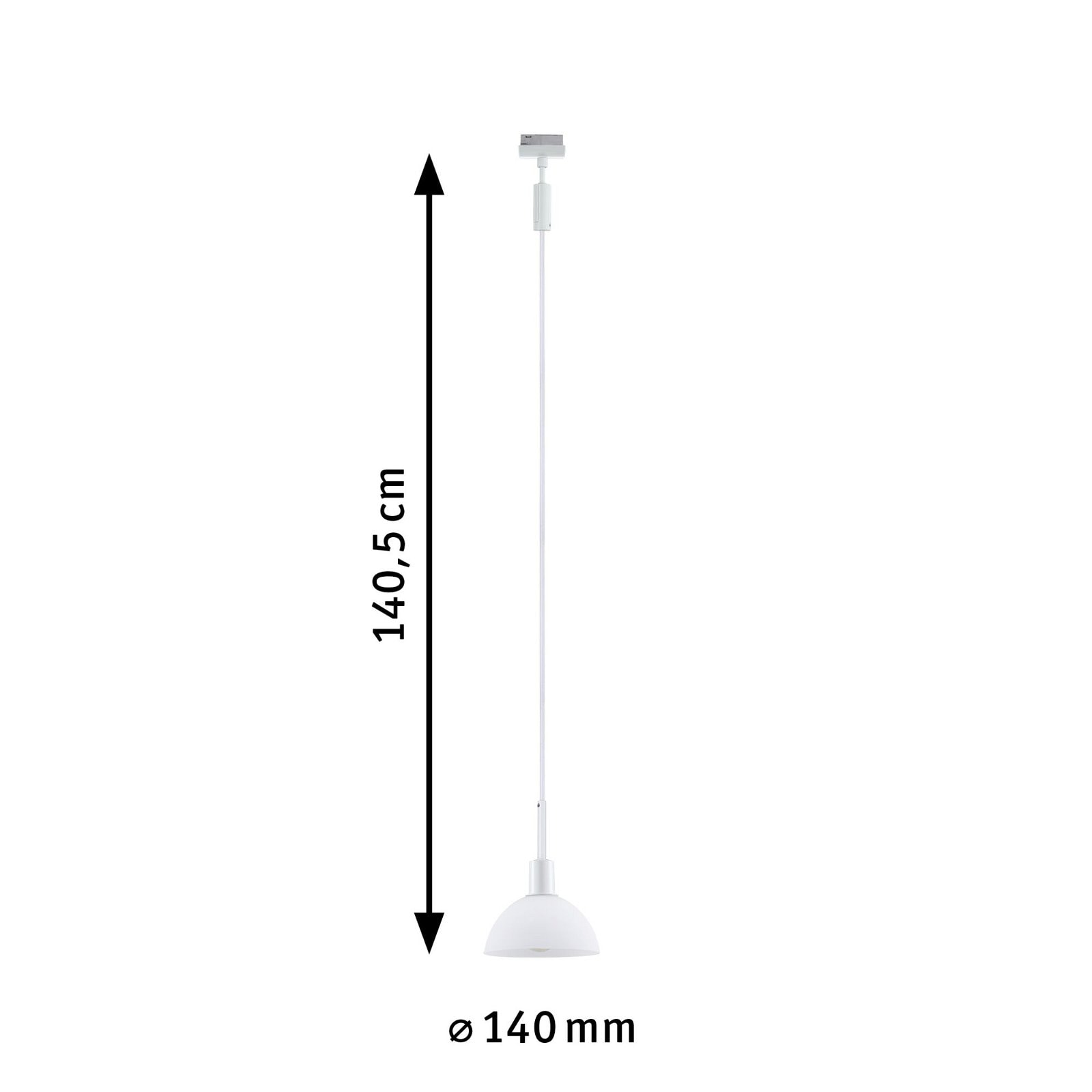 Paulmann Schienensystem-Leuchten »URail Pendel Sarrasani E14 max. 20W 230V«, Einzelspot, dimmbar