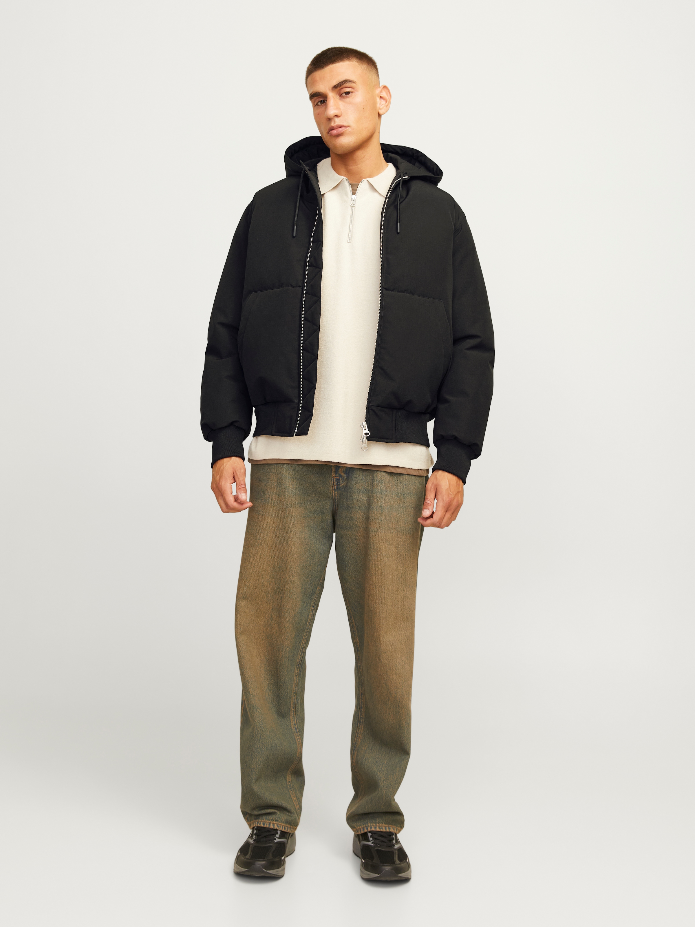 Jack & Jones Bomberjacke »JCOCOLLECTIVE BOMBER JACKET SN« mit Kapuze