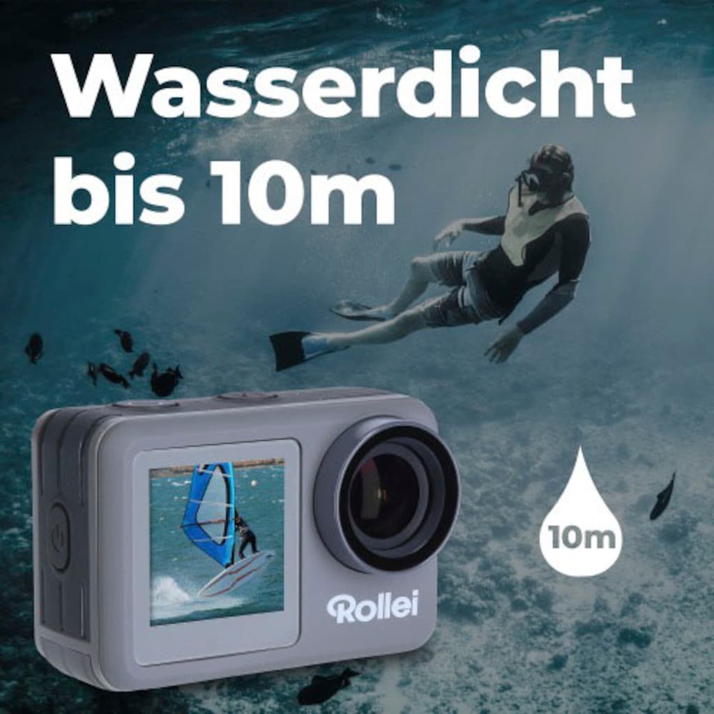 Rollei Action Cam »9s Plus«, 4K Ultra HD, WLAN (Wi-Fi)