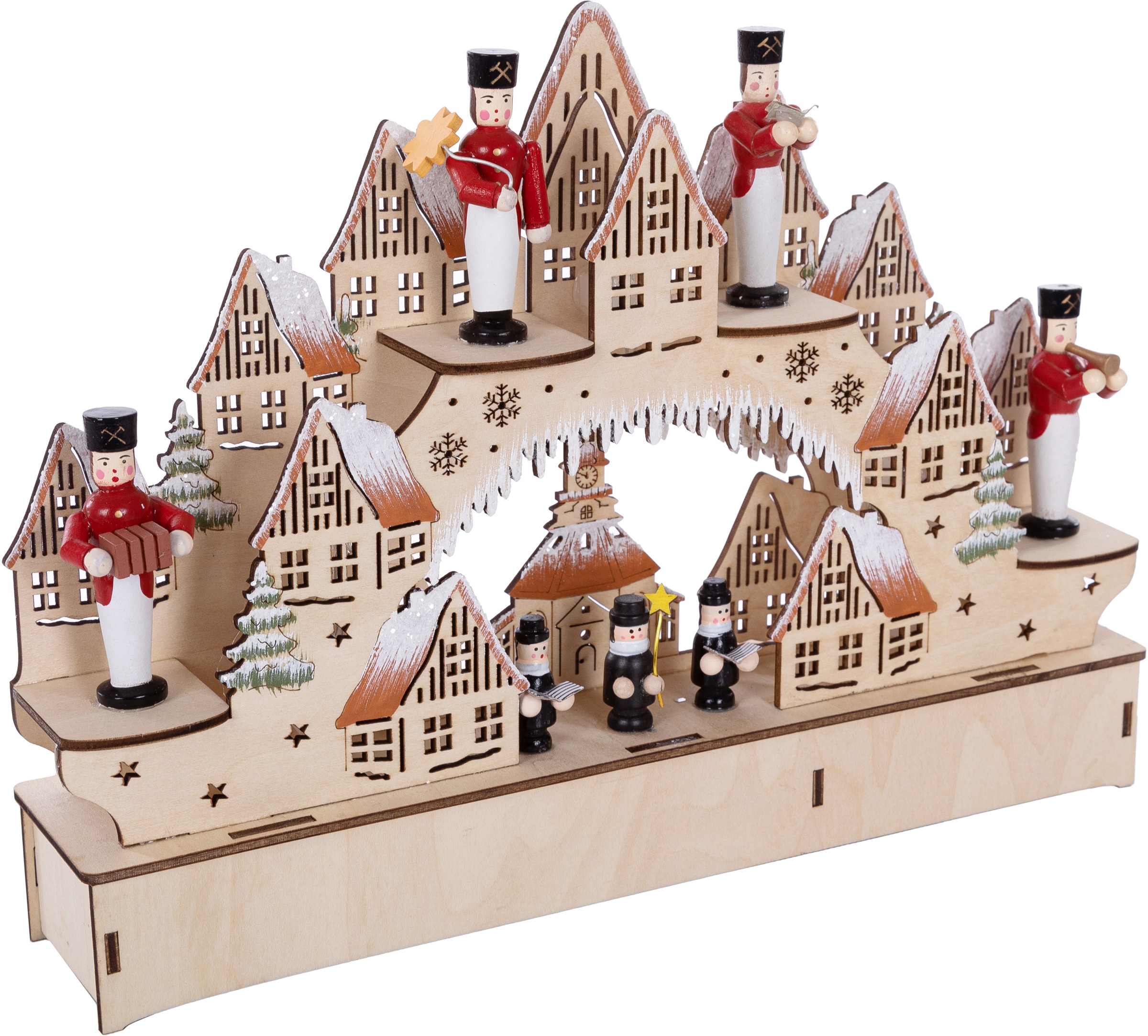 Myflair Möbel & Accessoires LED Schwibbogen »Weihnachtsdeko« 1 Stk. aus Hol günstig online kaufen