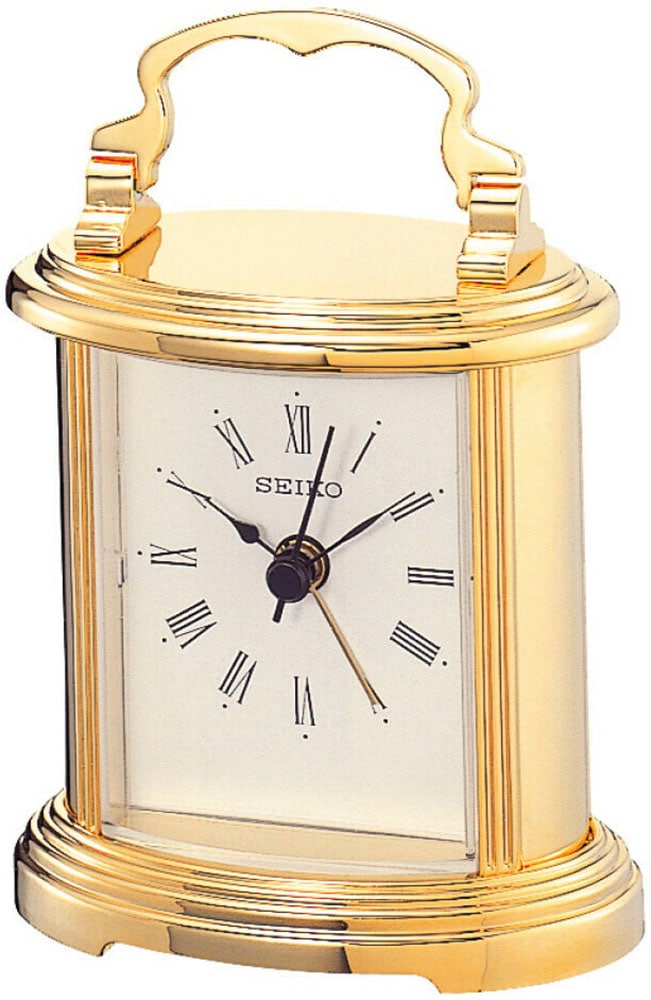 Seiko Tischuhr, Quarzuhr, Wohnzimmer, Esszimmer, Arbeitszimmer günstig online kaufen