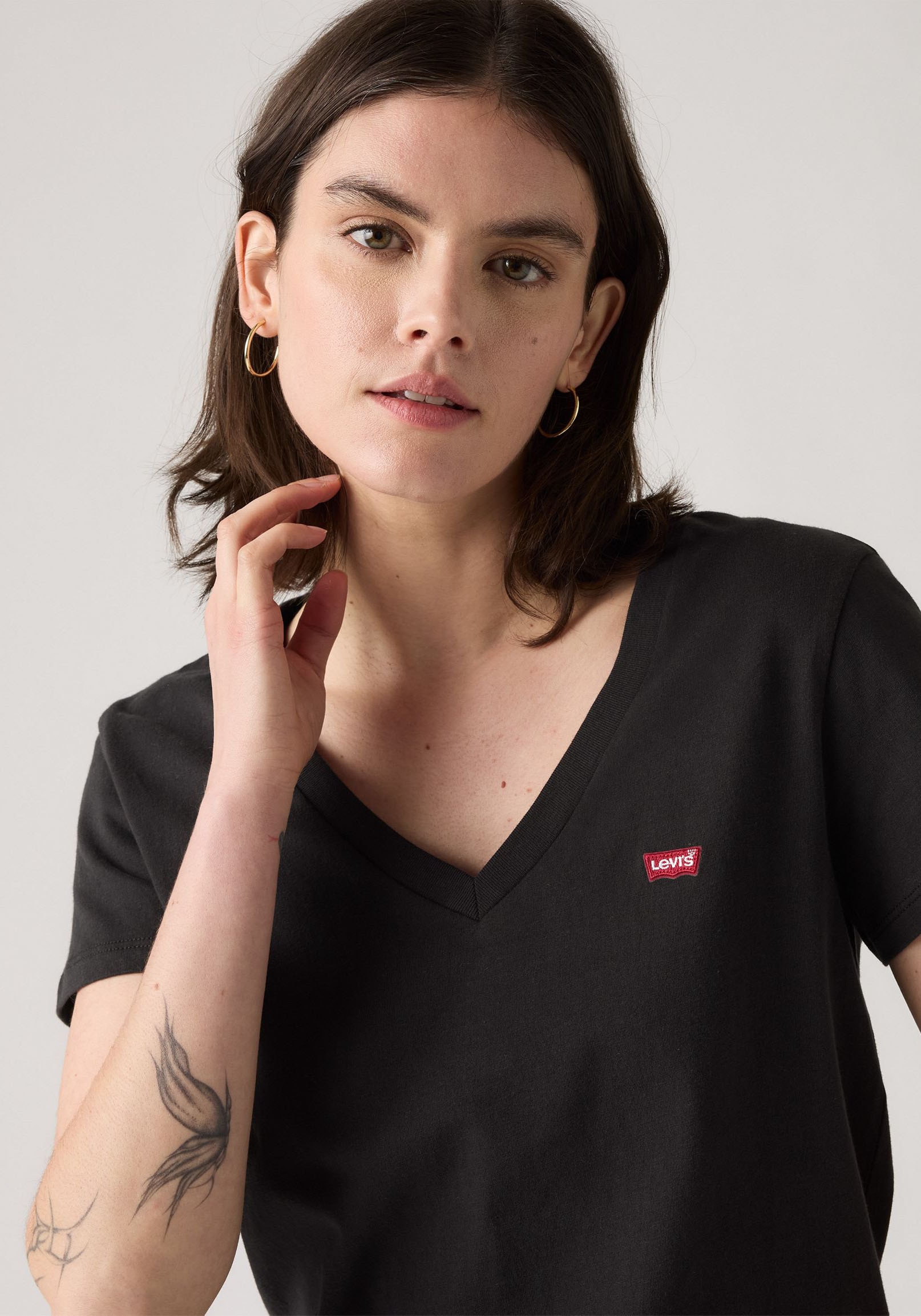 Levi's® T-Shirt »VNECK TEE 2 PACK« Packung, 2 Stk.
