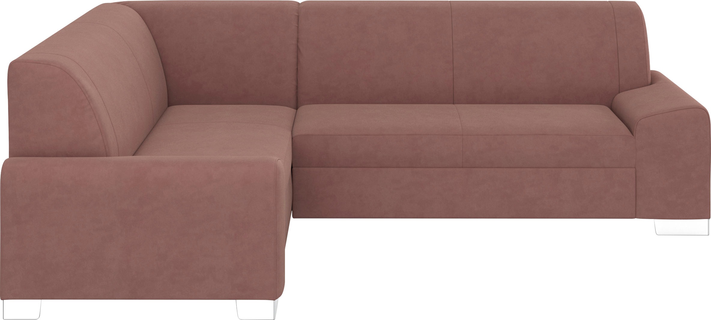 DOMO collection Ecksofa »Anzio in kubischer Formensprache, flache Armlehnen günstig online kaufen