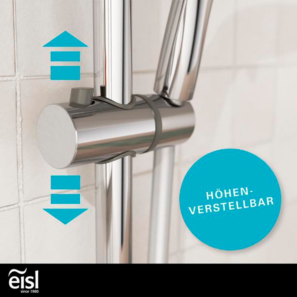 Eisl Stangenbrause-Set »GRANDE VITA« 1 Stk. tlg. Höhenverstellbar / 3-fach verstellbar / Antikalk / wassersparend