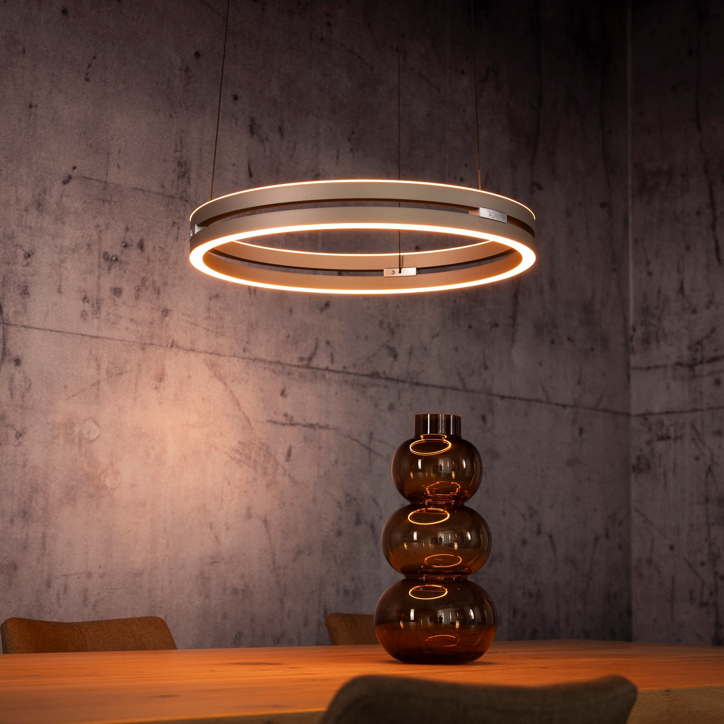 Neuhaus PURE LED Pendelleuchte »PURE E-Loop« LED-Board 1 Stk. warmweiß - kaltweiß e-LIFT® Funktion, CCT, dimmbar über Fernbedienung