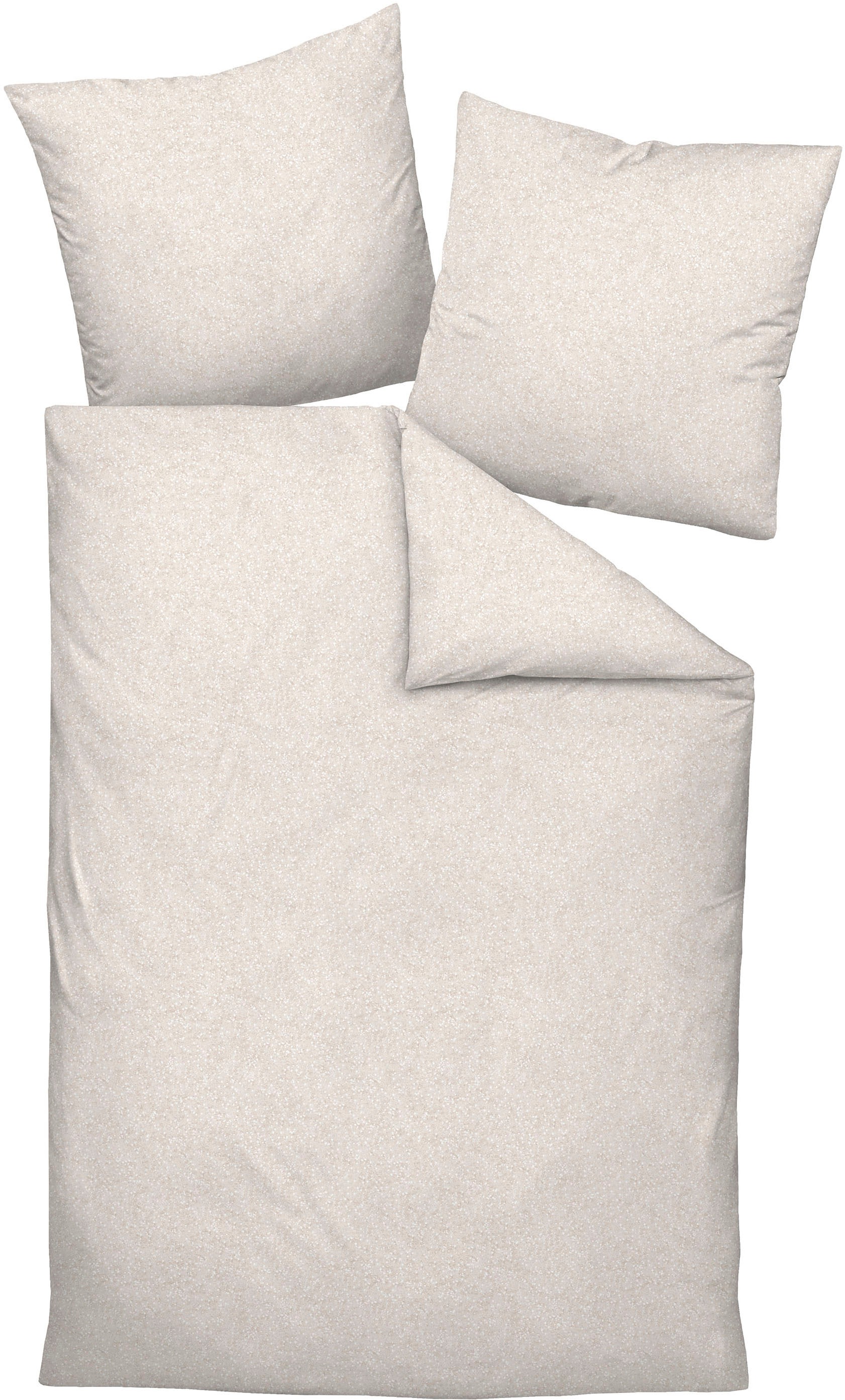 Janine Janine Mako-Satin Bettwäsche MILANO 45106 beige Größe:  155x220 cm + günstig online kaufen