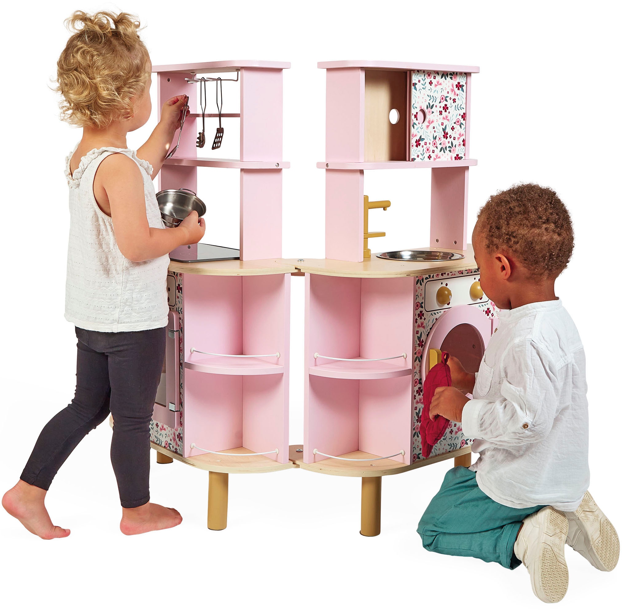 Janod Spielküche »Twist«, beiseitig bespielbar; mit Licht und Sound