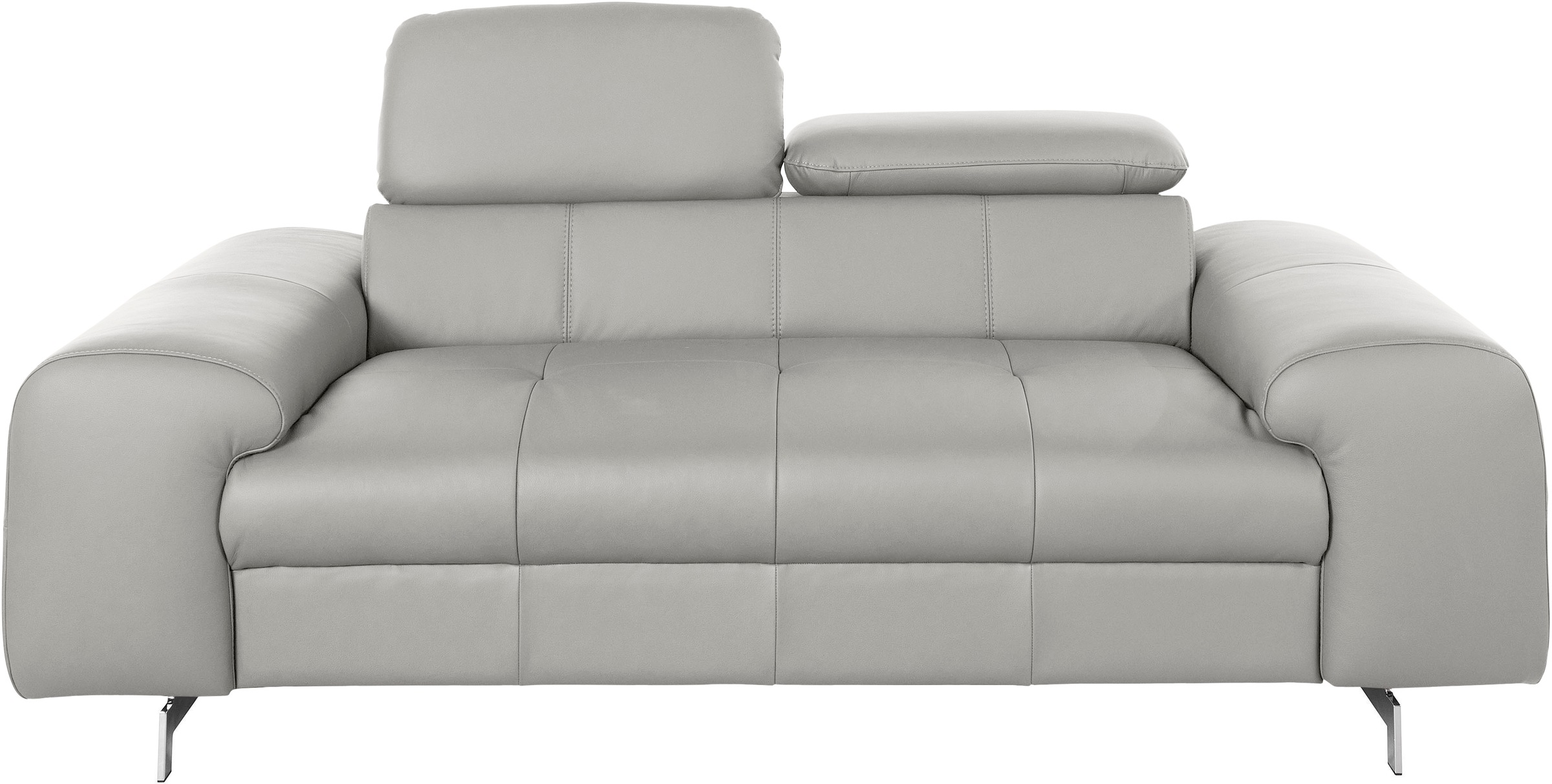 COTTA 2-Sitzer »Chef«, Big-Sofa mit Kopfteilverstellung, edle Metallkufen günstig online kaufen