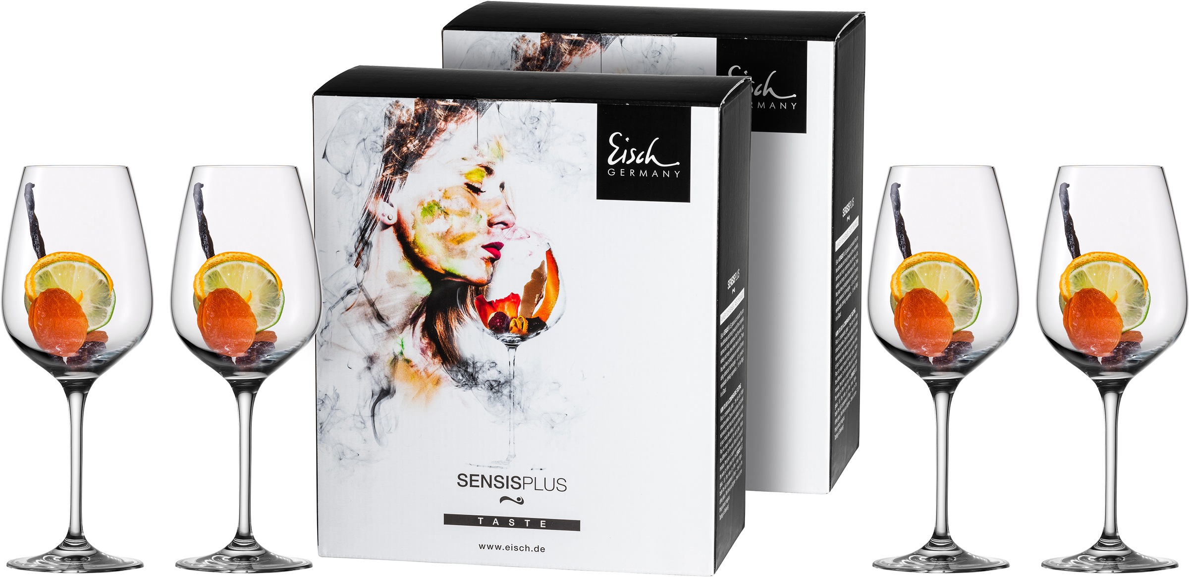 Eisch Germany Weißweinglas »Superior SensisPlus«, (Set, 4 tlg.), Bleifrei, 310 ml, 4-teilig