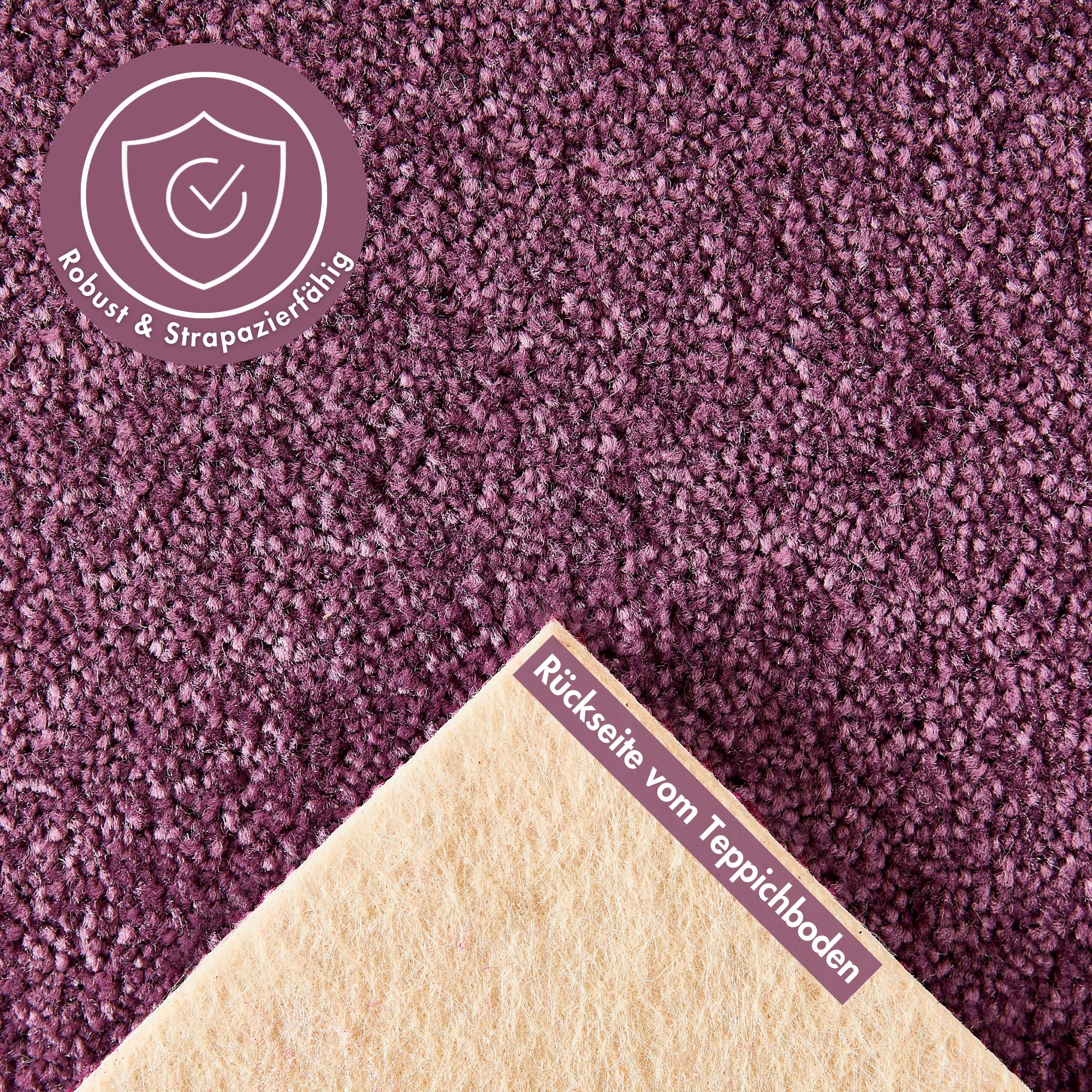 Andiamo Teppichboden »Sophie, Frisee-Velours, Made in Netherlands«, rechtec günstig online kaufen