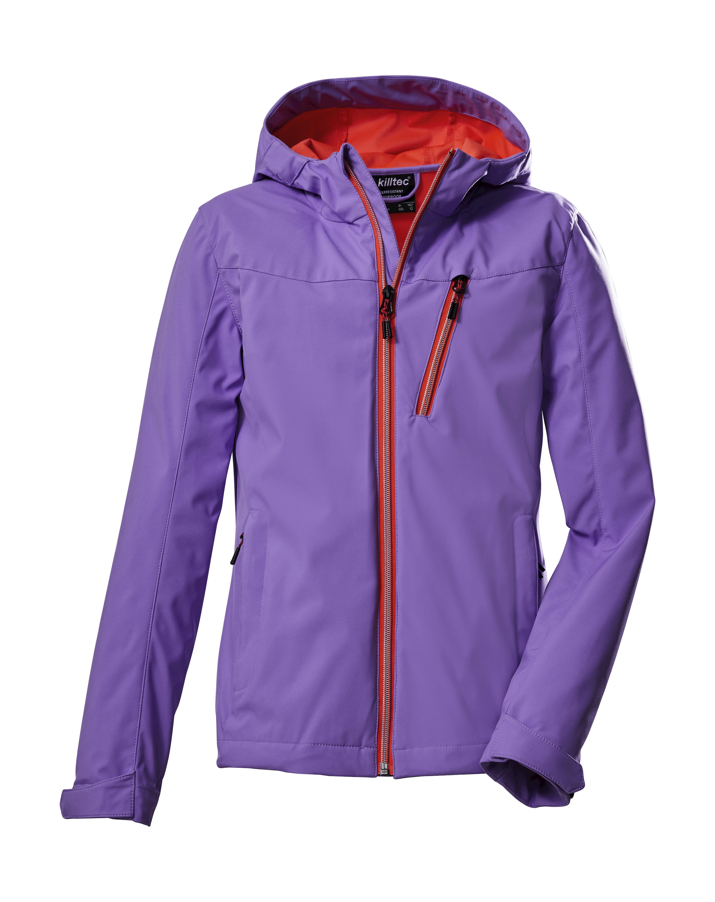 Softshelljacke „KOS 235 GRLS SFTSHLL JCKT“, Gr. 140, lavendel