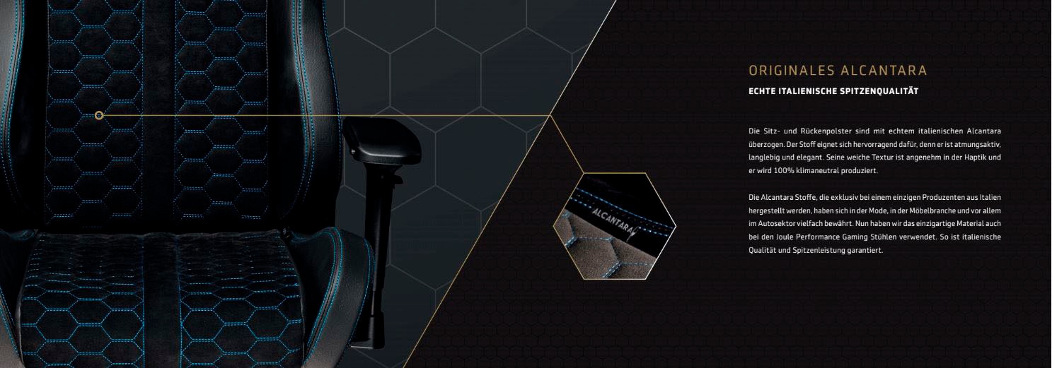 16. Bild von Joule Performance Gaming-Stuhl »RAID Alcantara«