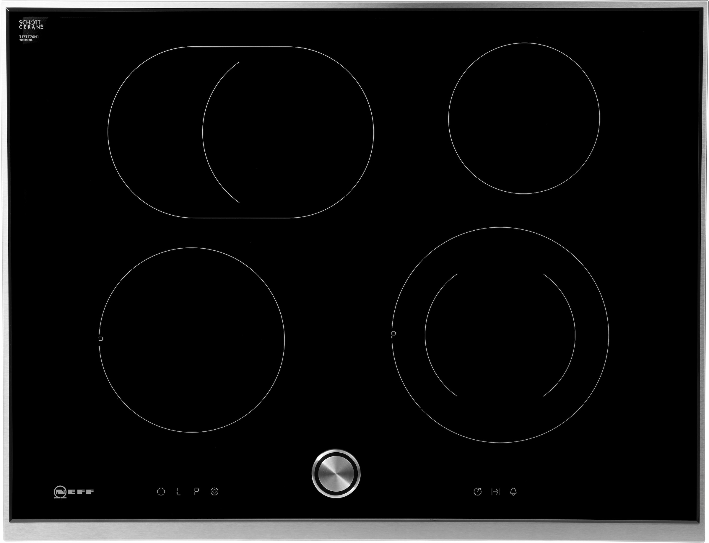 NEFF Elektro-Kochfeld von SCHOTT CERAN® »T17TT76N1«, mit intuitiver Twist Pad® Bedienung