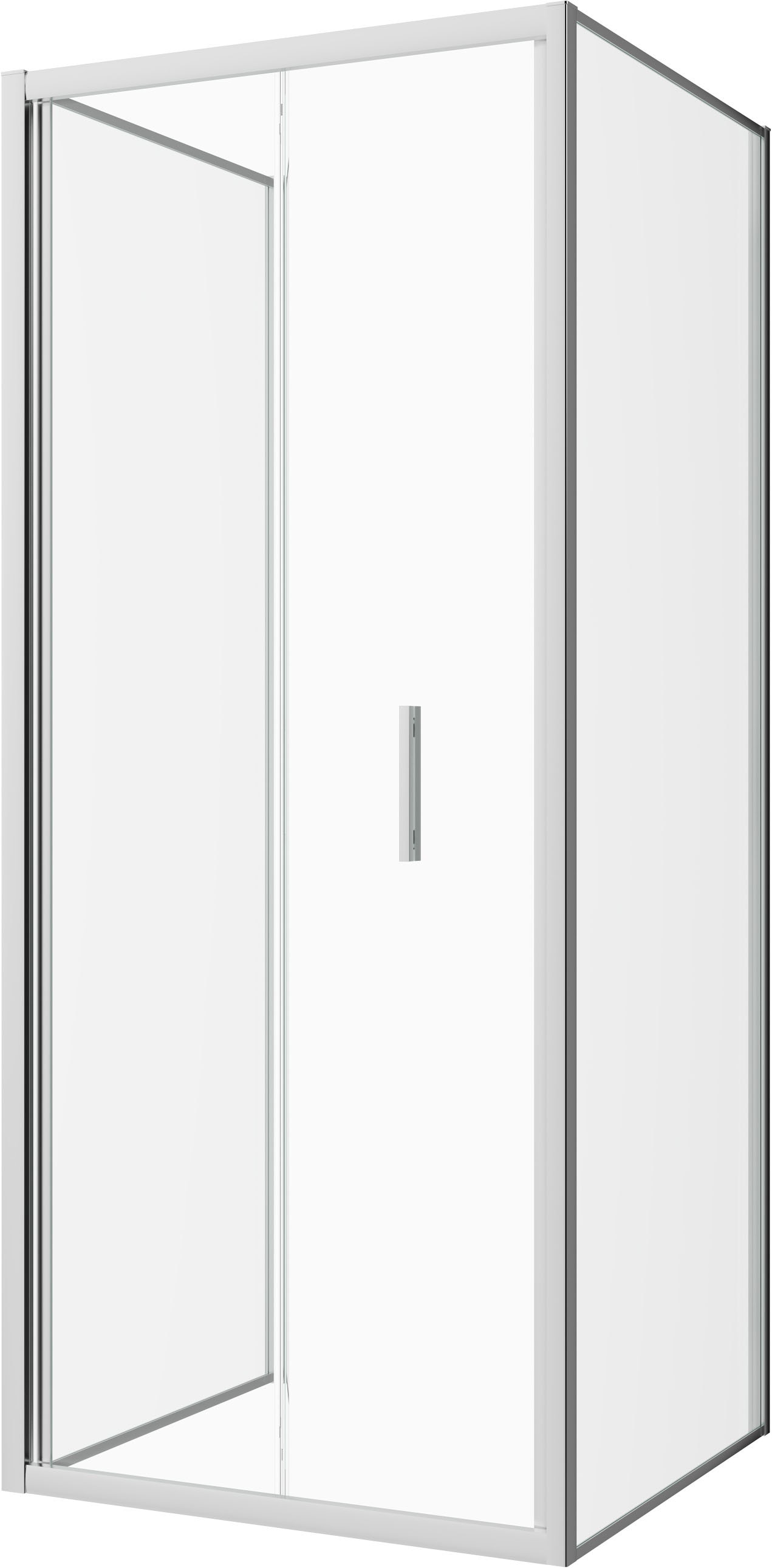 Sanotechnik Dusch-Falttür »Sanotechnik SlimLine Falttür chrom« Easy Clean Beschichtung