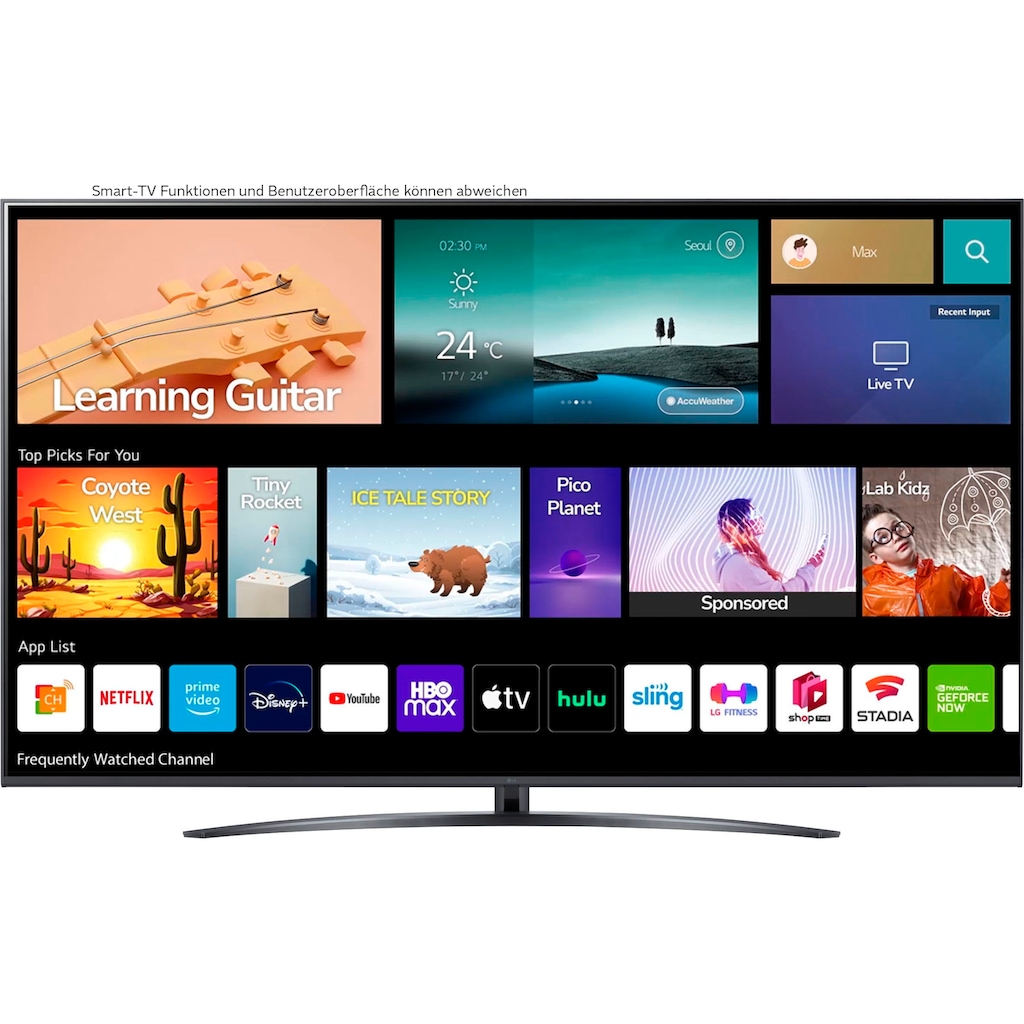 LG LCD-LED Fernseher »70UQ81009LB«, 177 cm/70 Zoll, 4K Ultra HD, Smart-TV