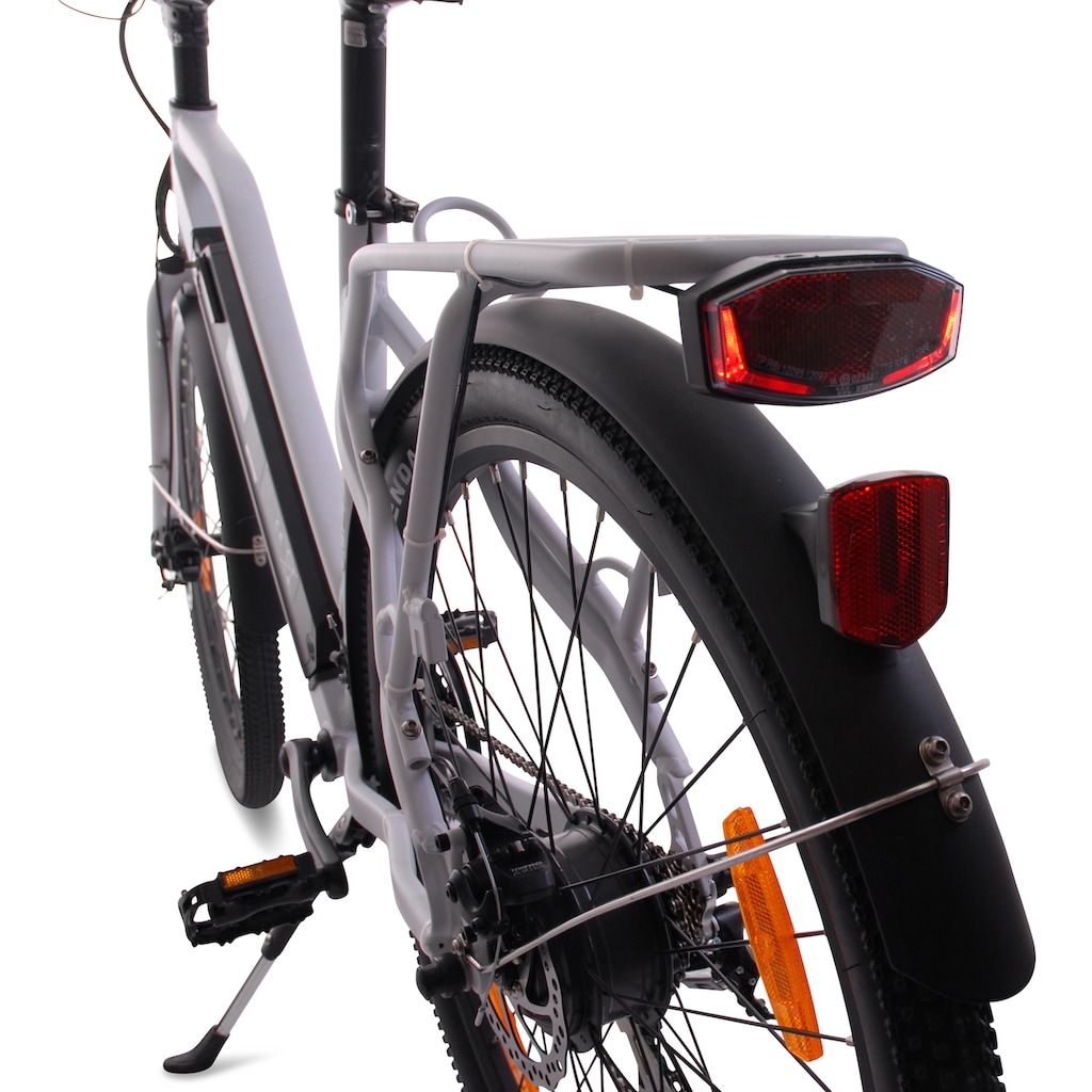 LLobe E-Bike »Voga Bianco«, 21 Gang, Shimano, Heckmotor 250 W