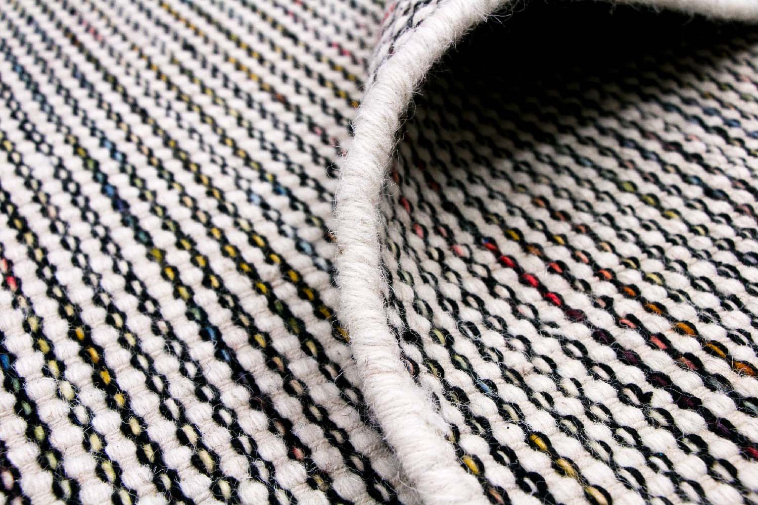 morgenland Wollteppich »Arvin - Kelim Teppich - Trendy«, rechteckig, 1 mm Höhe, Flachgewebe