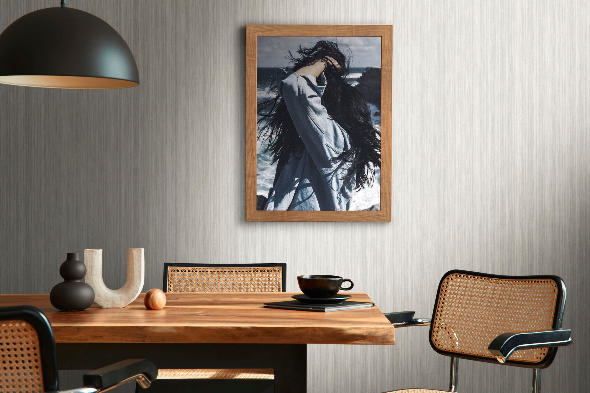 A.S. Création Vliestapete »THE BOS Streifen« abstrakt | gemustert | leicht glänzend leicht strukturiert Uni Glanzeffekt Tapeten Wohnzimmer Schlafzimmer Küche modern Flur Büro