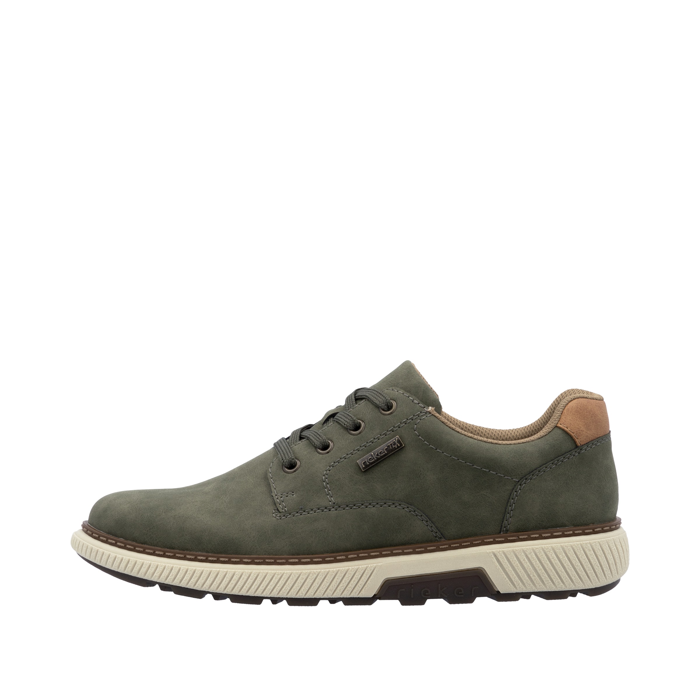 Rieker Sneaker, Halbschuh, Schnürschuh, Casual Sneaker mit weichem Schaftrand