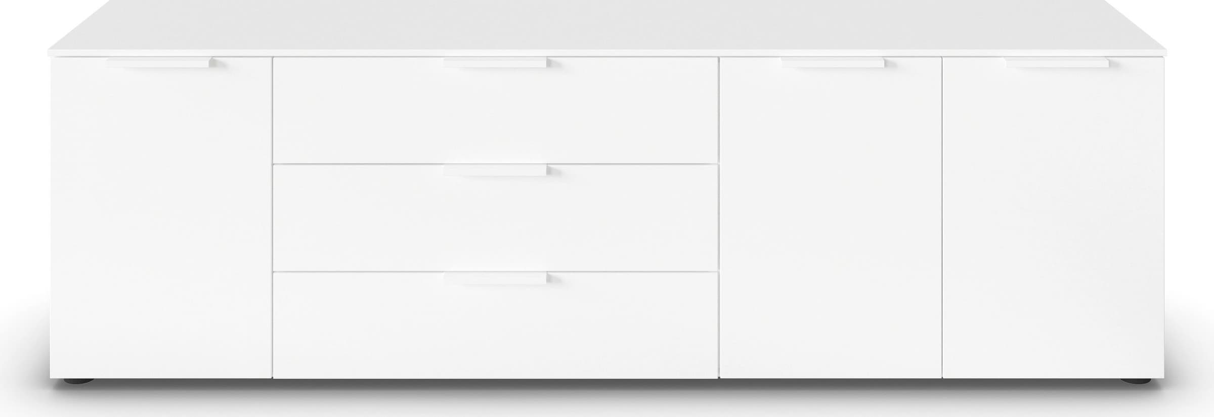 rauch Schubkastenkommode »Kommode Türkommode Sideboard Kombikommode FLIPP« Breite 200 cm mit 2 Einlegeböden,  3-türig mit  3 Schubladen und Soft-Close-Funktion