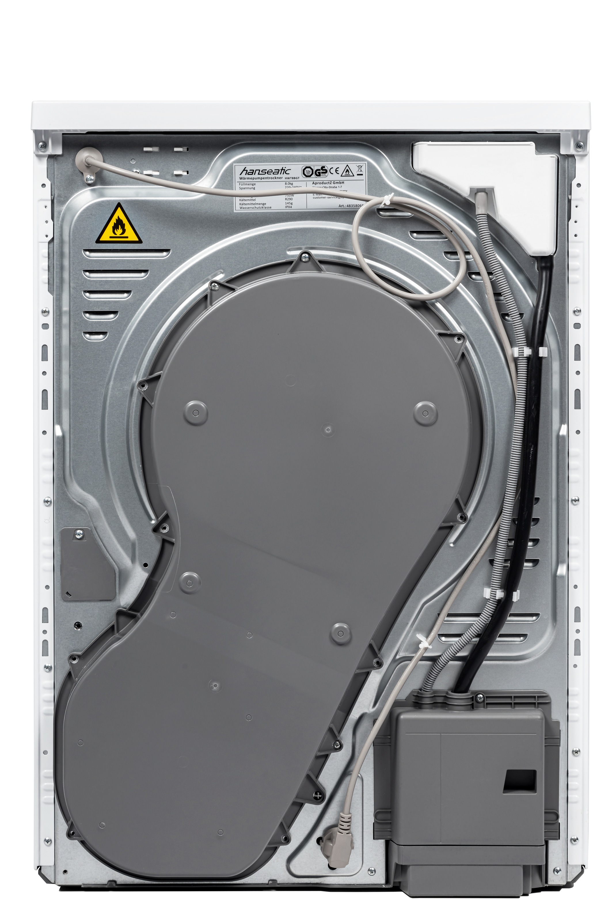Hanseatic Wärmepumpentrockner »HWT8BGT« UV-Funktion zur Desinfektion