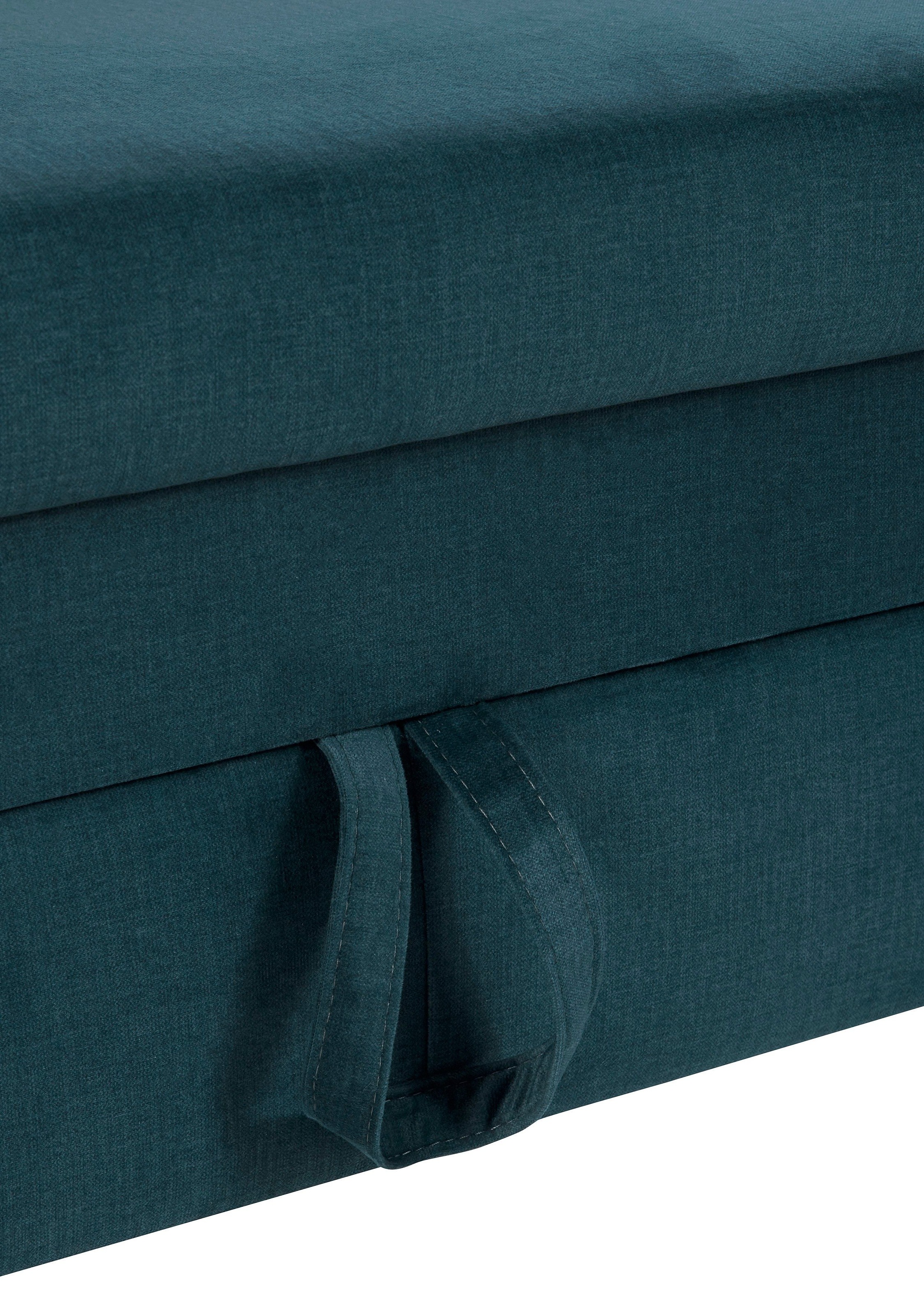 COTTA Polstergarnitur »Morven L-Form«, (Set), Set bestehend aus: Ecksofa mit Kopfteilverstellung & Hocker