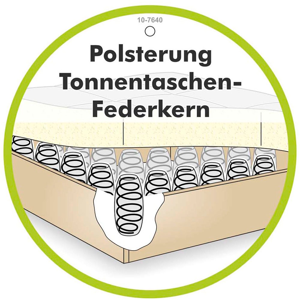 Jockenhöfer Gruppe Schlafsofa »Maestro, Dauerschlafsofa« TTFK-Polsterung + Wellenfederung, Bettkasten, Liegefläche: 161x200 cm