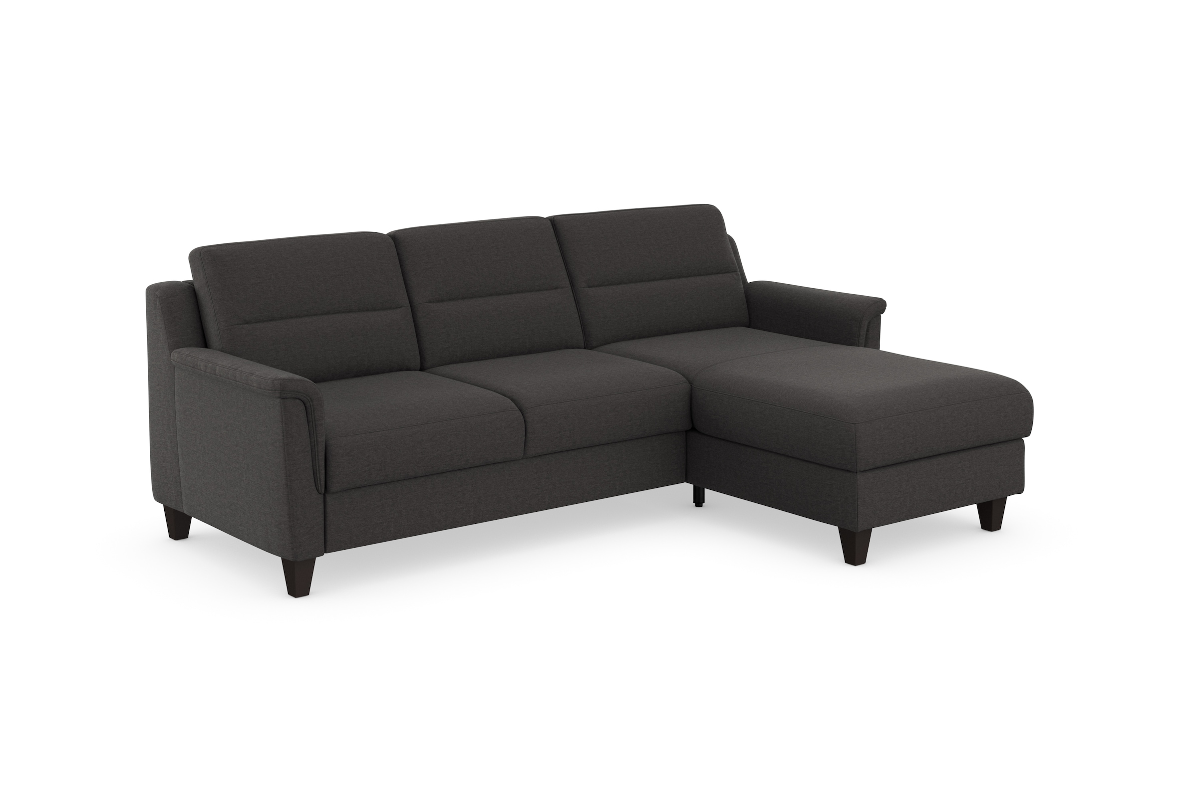 sit&more Ecksofa »Farö L-Form« inklusive Federkern, wahlweise mit Schlaffunktion und Bettkasten