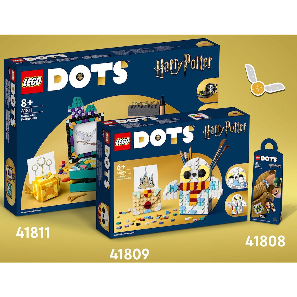 LEGO® Konstruktionsspielsteine »Hogwarts Zubehörset (41808), LEGO® DOTS«, (234 St.)