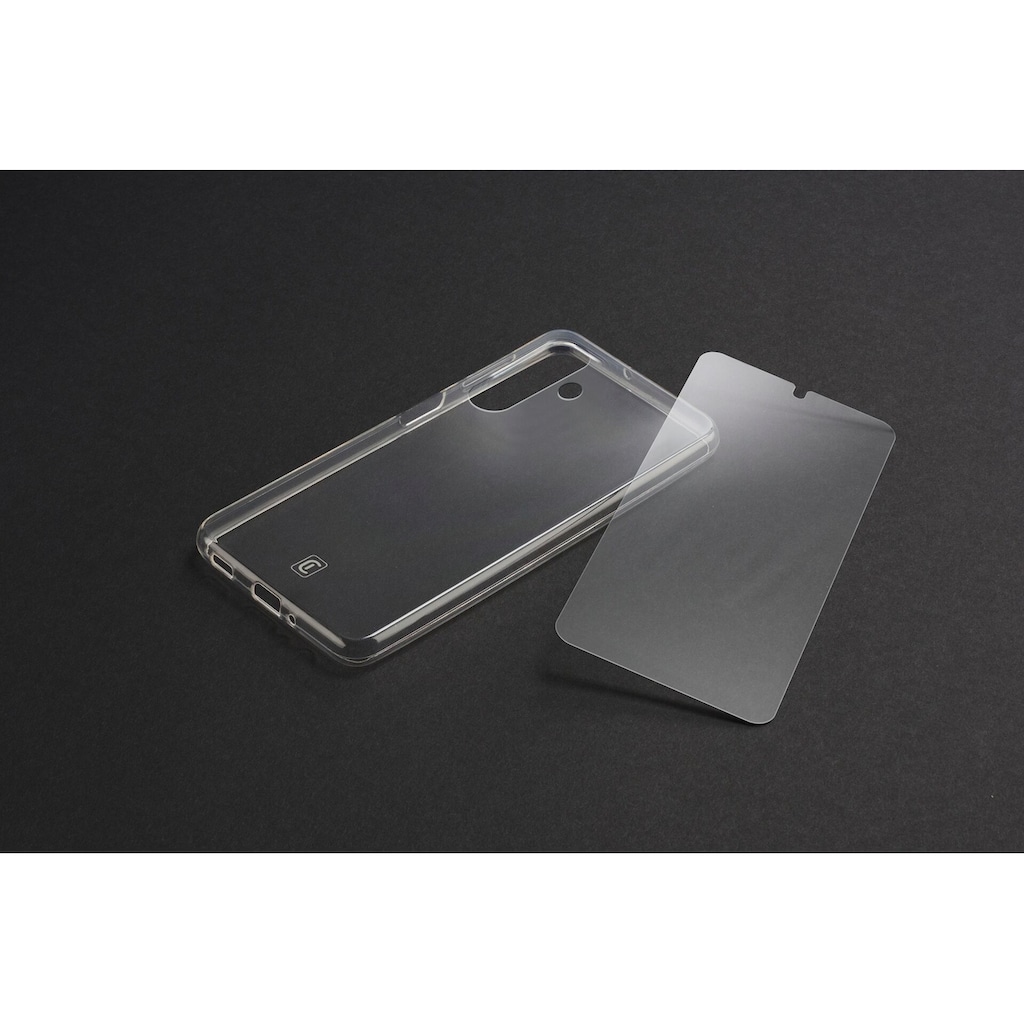 Cellularline Handyhülle »Protection Kit für Samsung Galaxy S24+«, Handycover Backcover Schutzglas Handyschutzhülle Rundumschutz 360 Grad