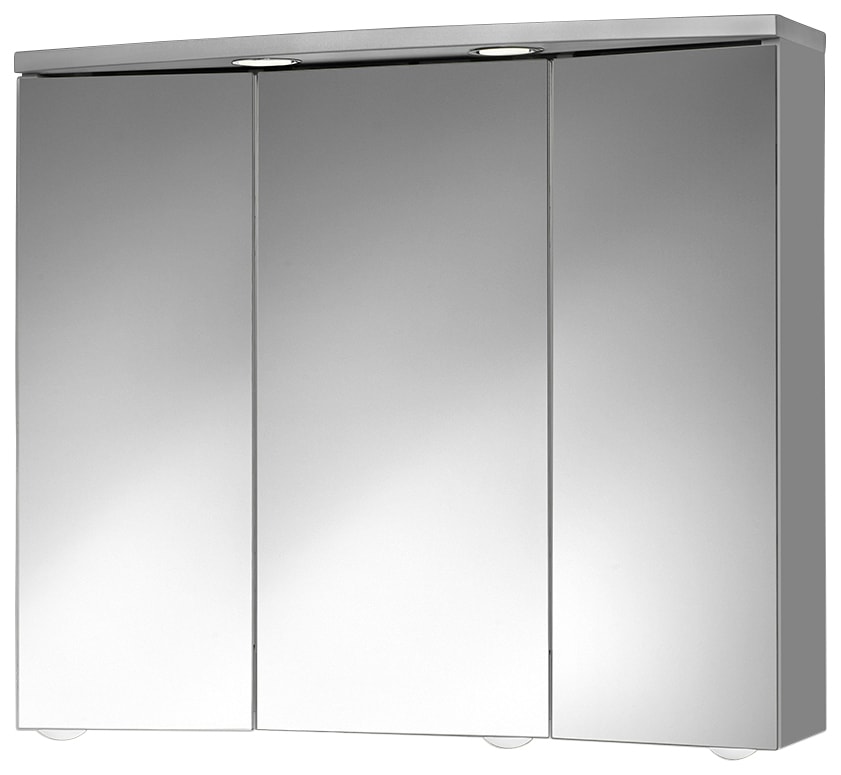 JOKEY Spiegelschrank »Trava LED« 75 cm Breite alufarben