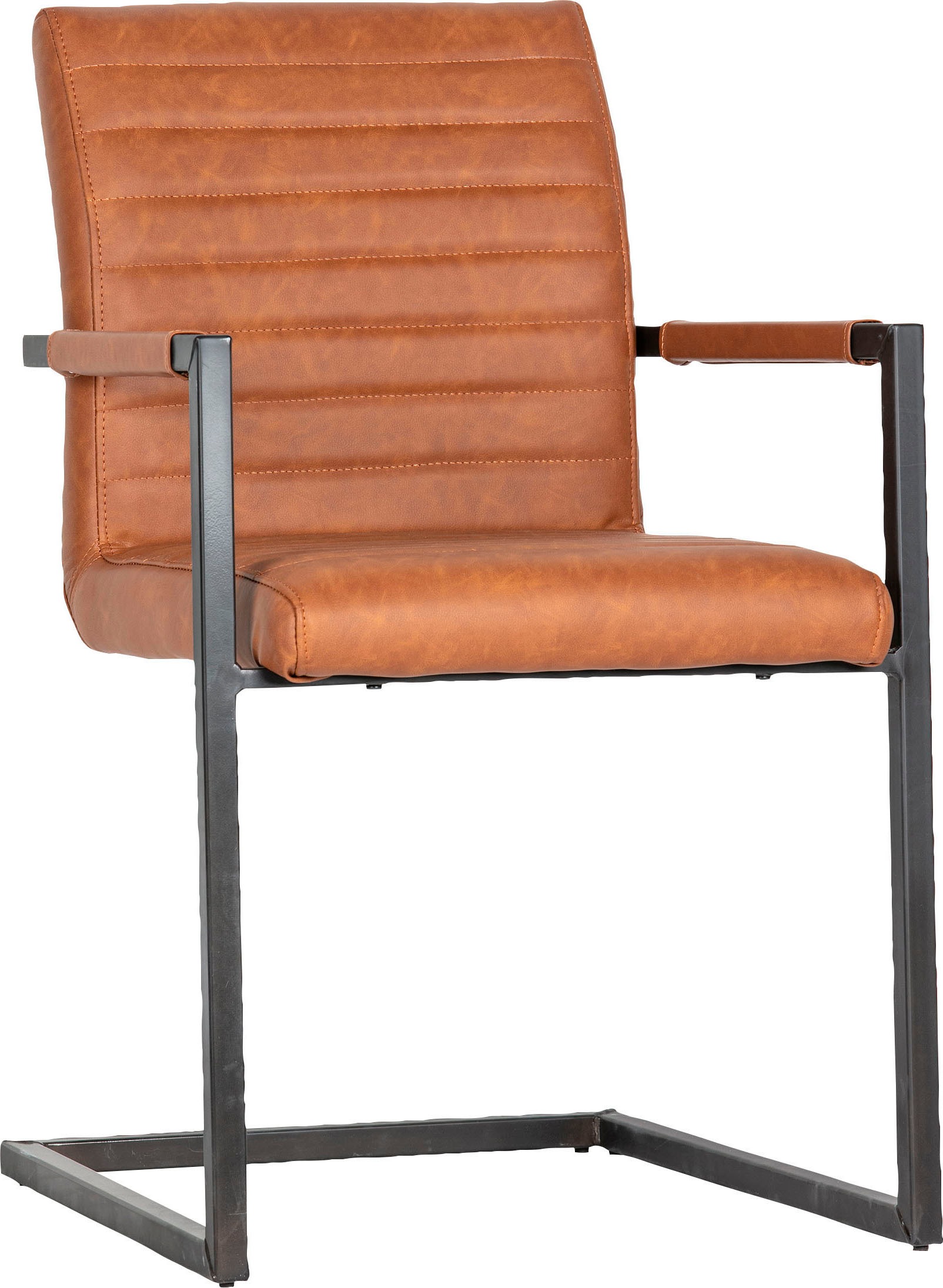 WOOOD Esszimmerstuhl »BASS«, 2 St., Kunstleder, Freischwinger, Breite 54 cm günstig online kaufen