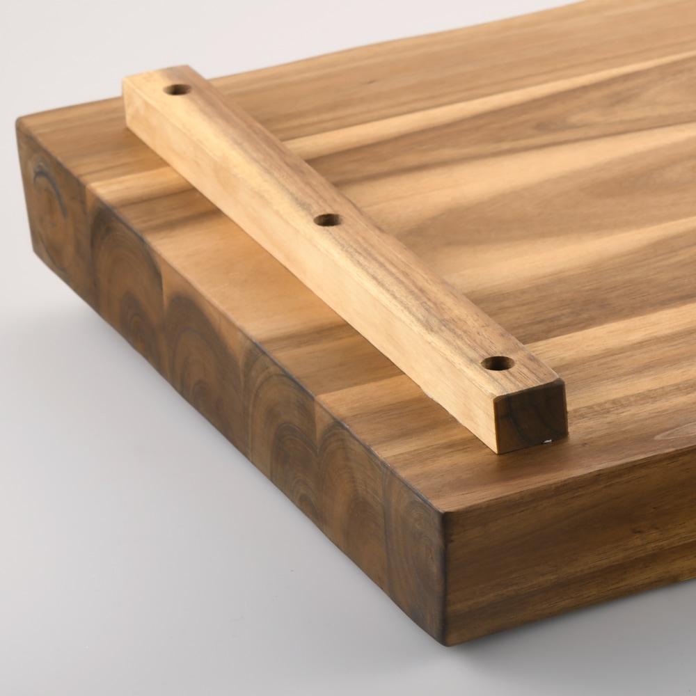 KESPER® Tranchierbrett »Schneidebrett mit Saftrille, Akazie, FSC«