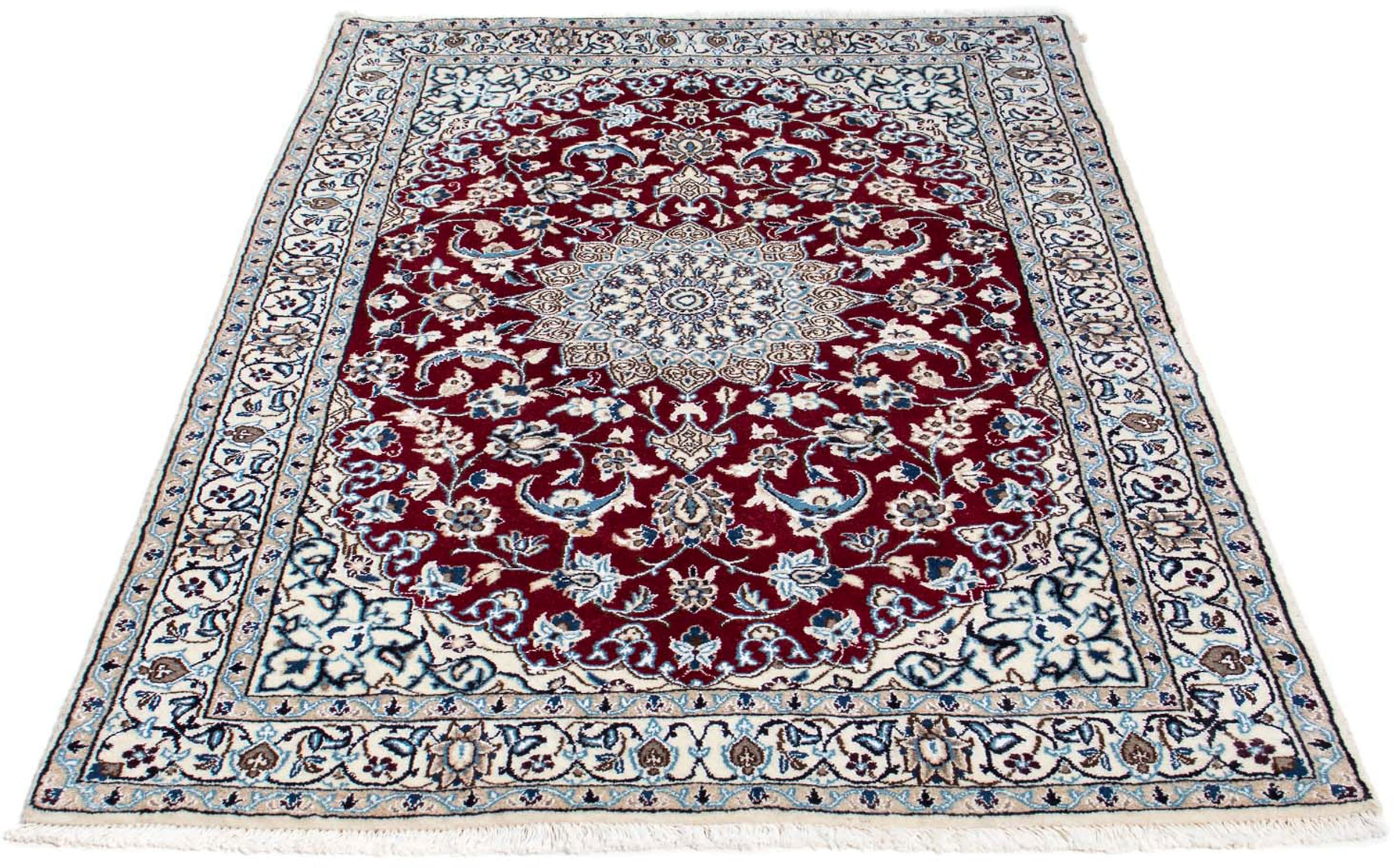 morgenland Orientteppich »Perser - Nain - Royal - 173 x 114 cm - dunkelrot« günstig online kaufen