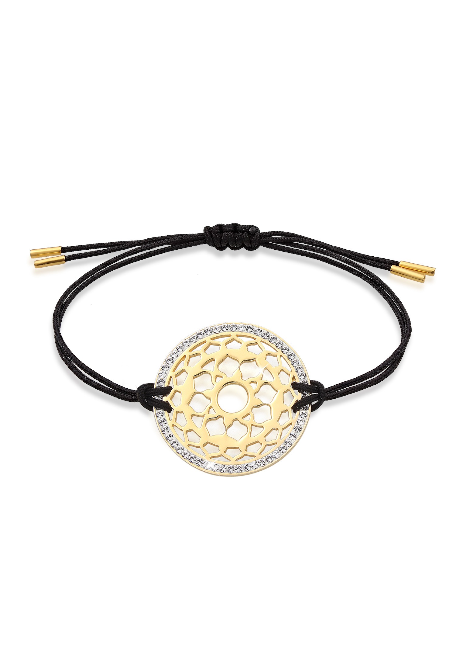 Nenalina Armband »Kronen Chakra Yoga Kristalle 925 Silber«