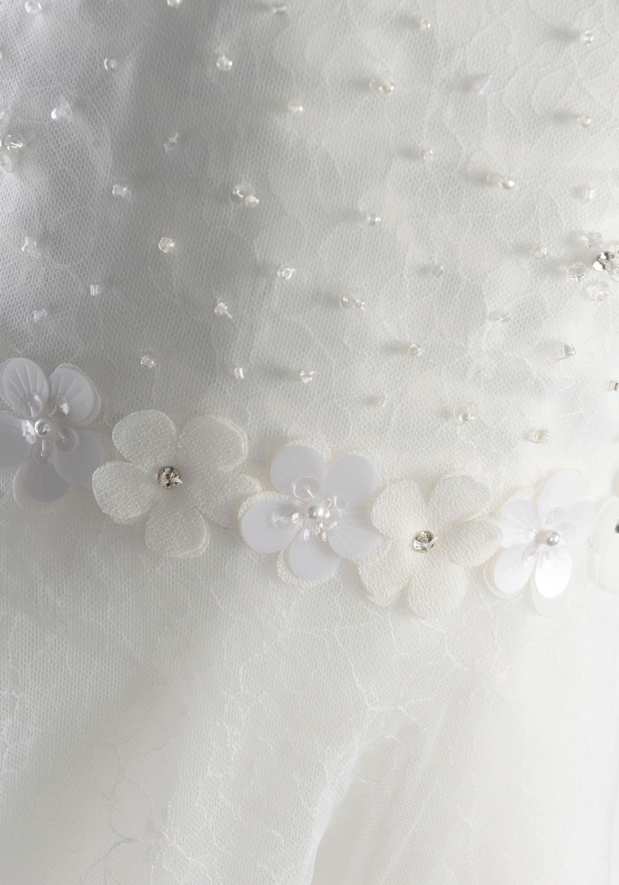 happy girls Tüllkleid »tulle dress with flowers«