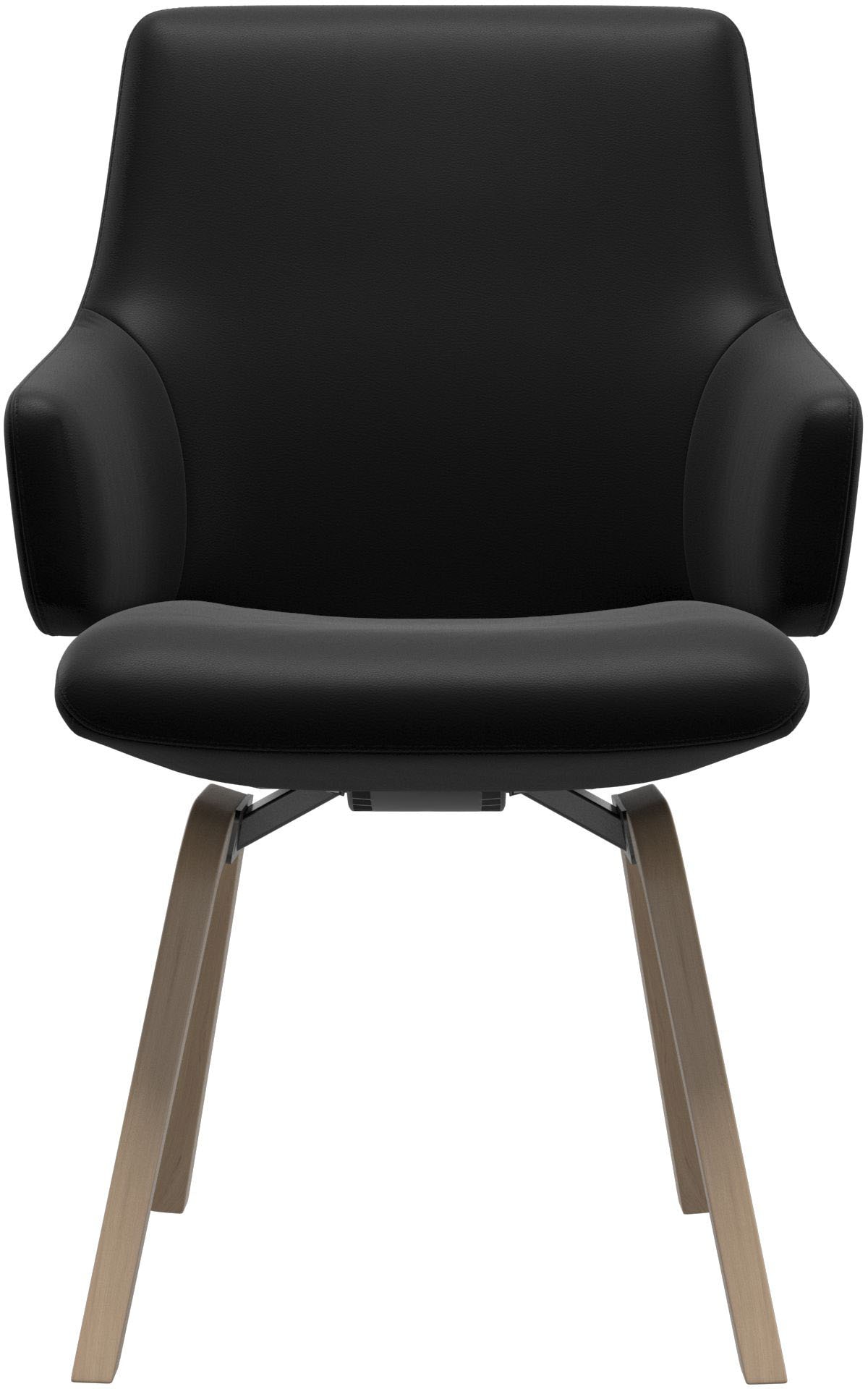 Stressless® Polsterstuhl »Laurel«, Leder BATICK, Low Back mit Armlehne, Größe L, mit schräggestellten Beinen in Eiche