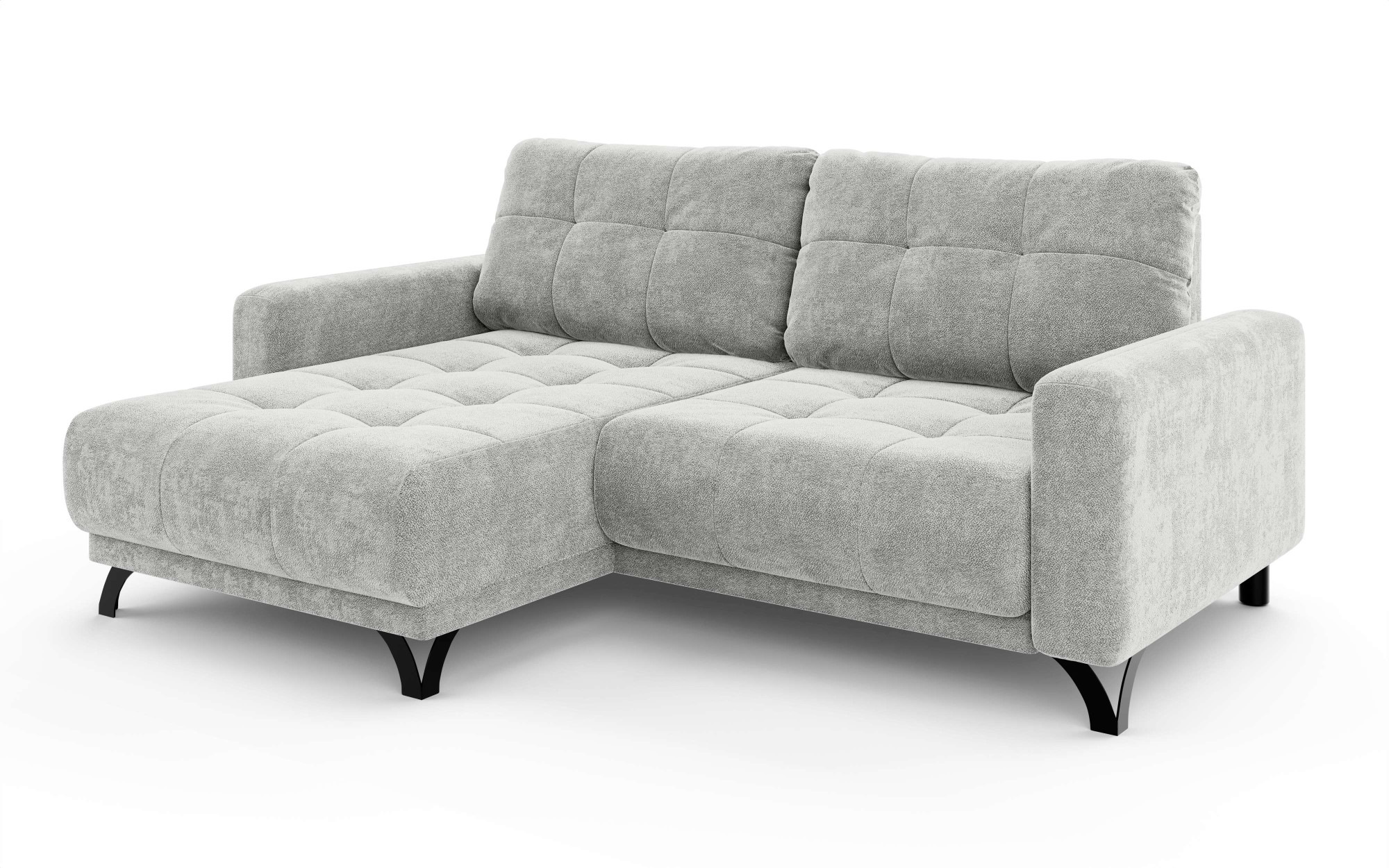 INOSIGN Ecksofa »FAIRVIEW mit verstellbaren Rückenlehne, Maße B/T/H: 234/174/93 cm«, L-Form mit Wellenunterfederung, Recamiere beidseitig montierbar