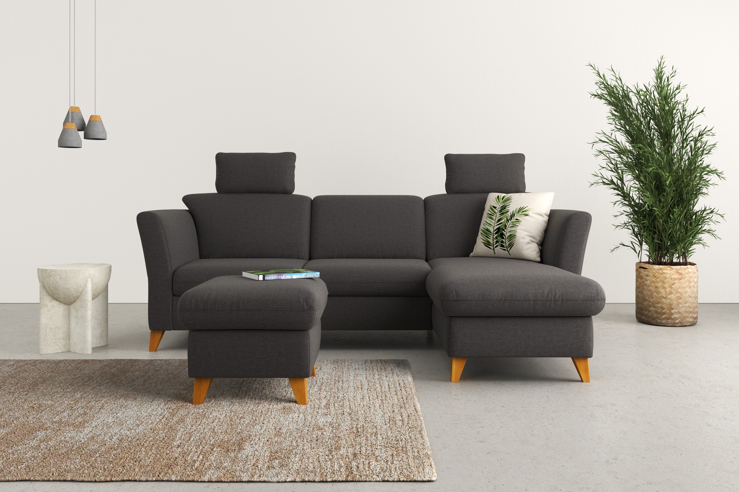 Home affaire Polsterhocker »Trelleborg«, passend zur Serie "Trelleborg", incl. Stauraum