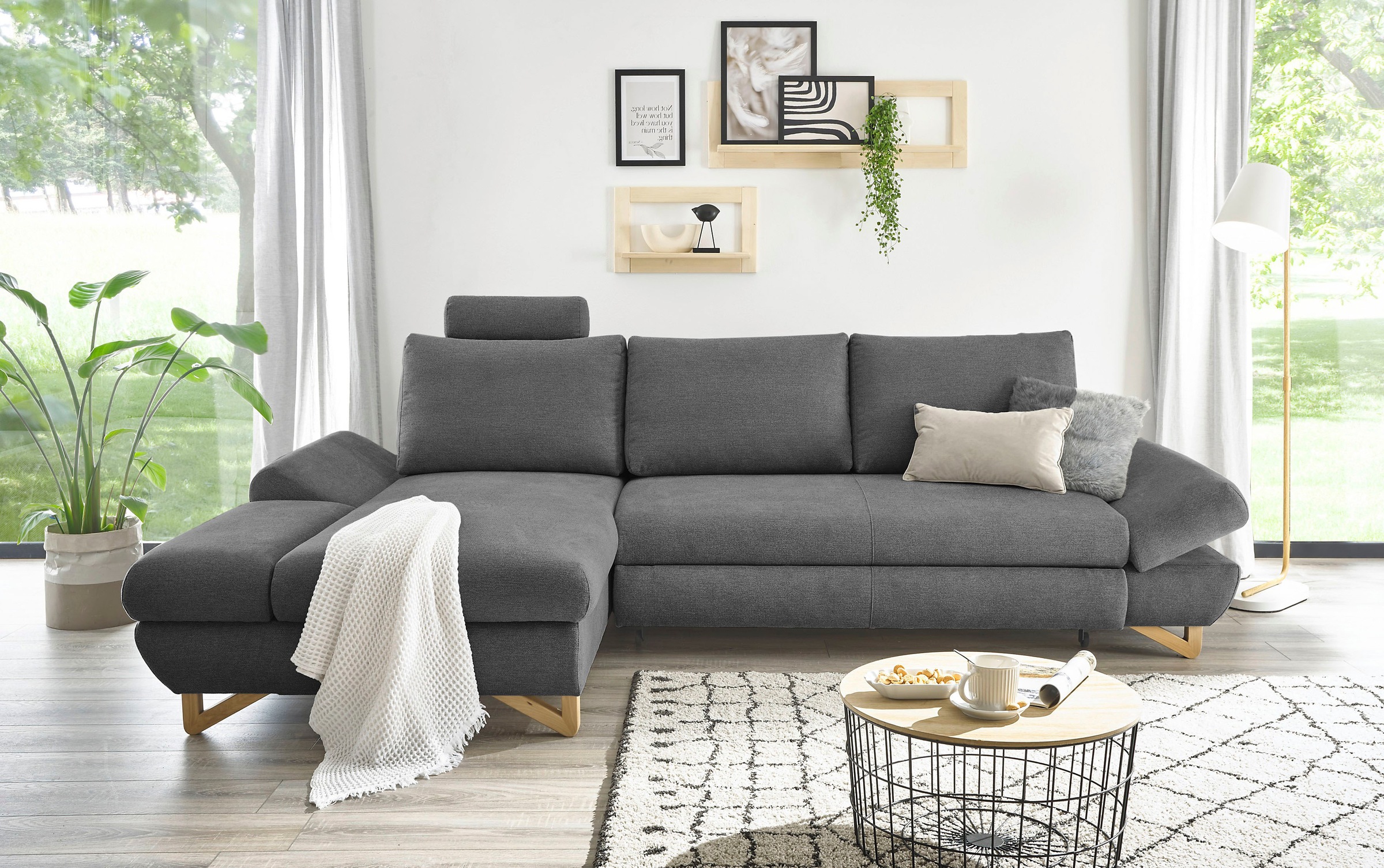 INOSIGN Schlafsofa »City/Giron«, komfortable Bettfunktion (Liegefläche 245 x 138 cm), sowie Bettkasten