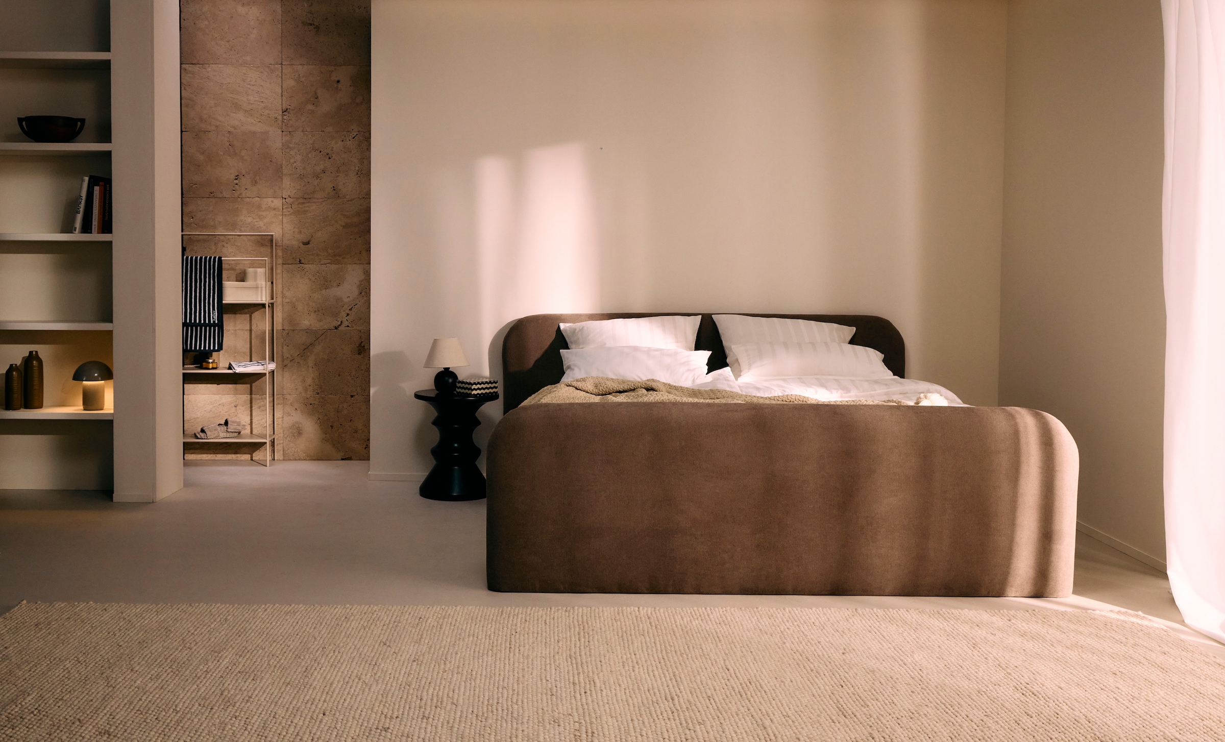LeGer Home by Lena Gercke Polsterbett »Cleomi inklusive Bettkasten, in H2, H3 & H4 erhältlich«, in verschiedenen Breiten erhältlich